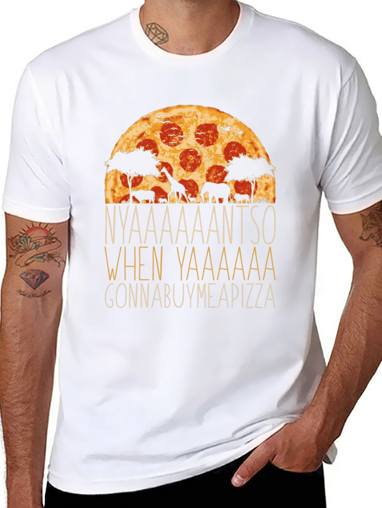 Pizza Safari T-Shirt - Gonna Buy Me a Pizza