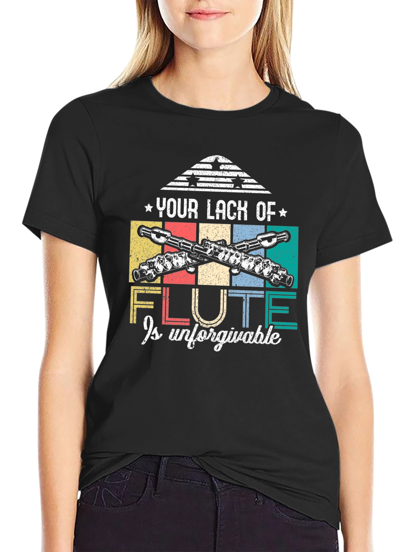 Flute Lack Is Unforgivable Graphic Tee