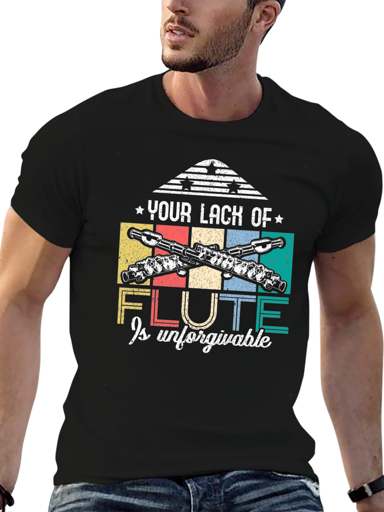 Flute Lack Is Unforgivable Graphic Tee
