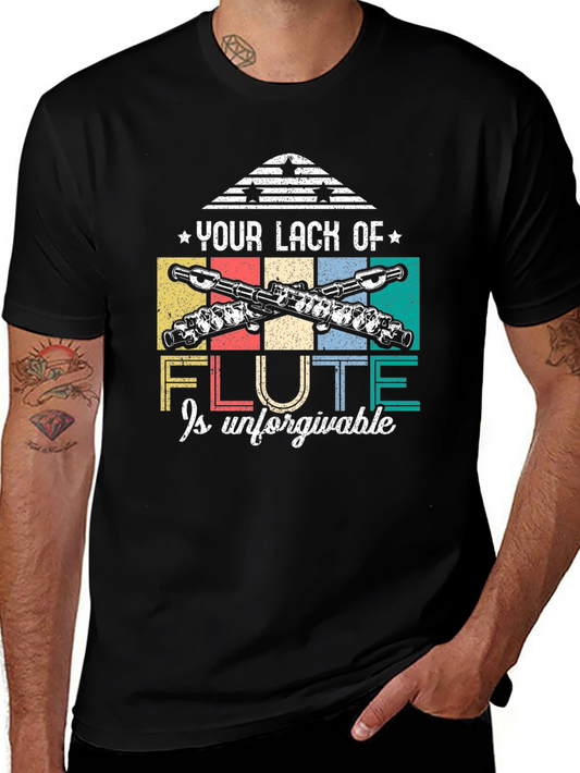 Flute Lack Is Unforgivable Graphic Tee