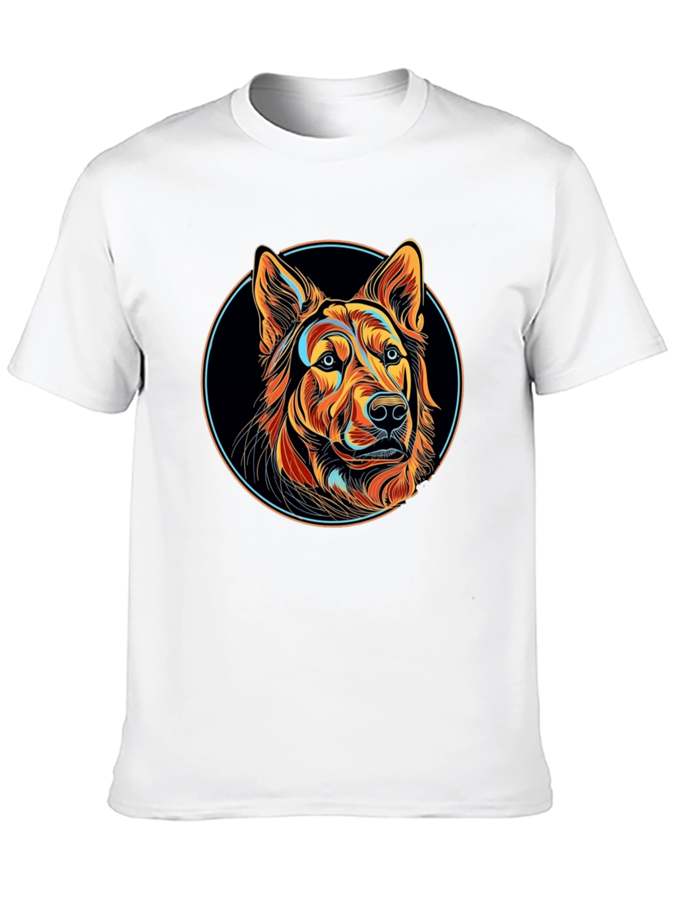 Dog Graphic Tee - Stylish Animal Lover Shirt