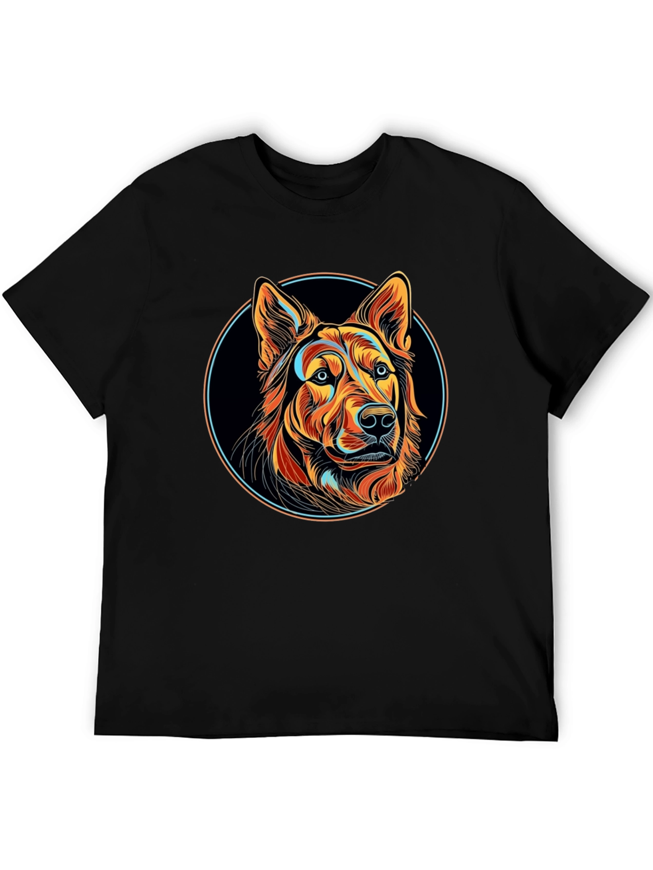 Dog Graphic Tee - Stylish Animal Lover Shirt
