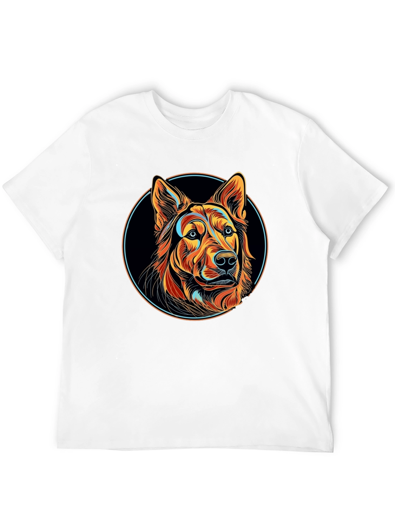 Dog Graphic Tee - Stylish Animal Lover Shirt