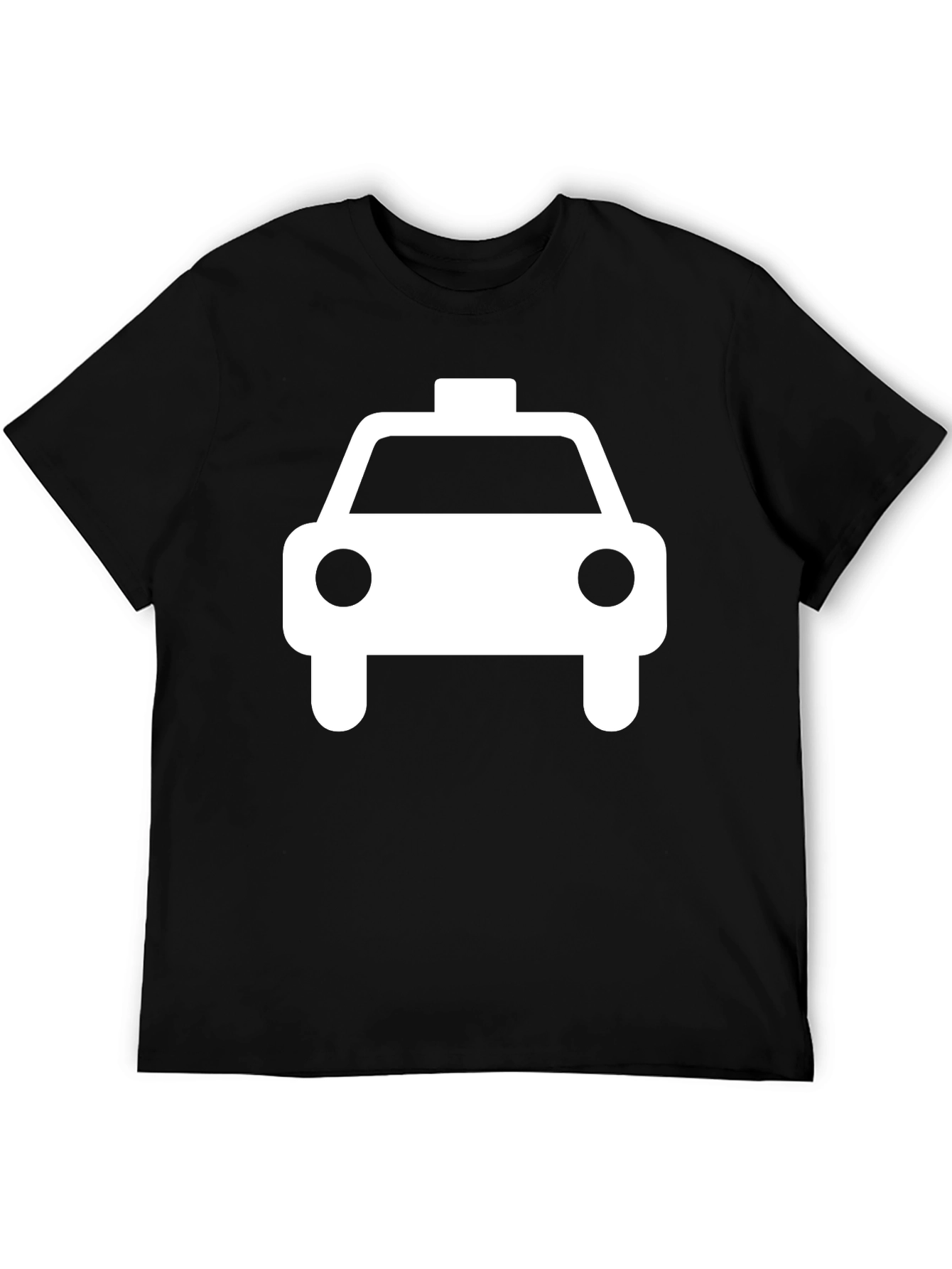 Taxi Graphic T-Shirt - Black Crew Neck Tee