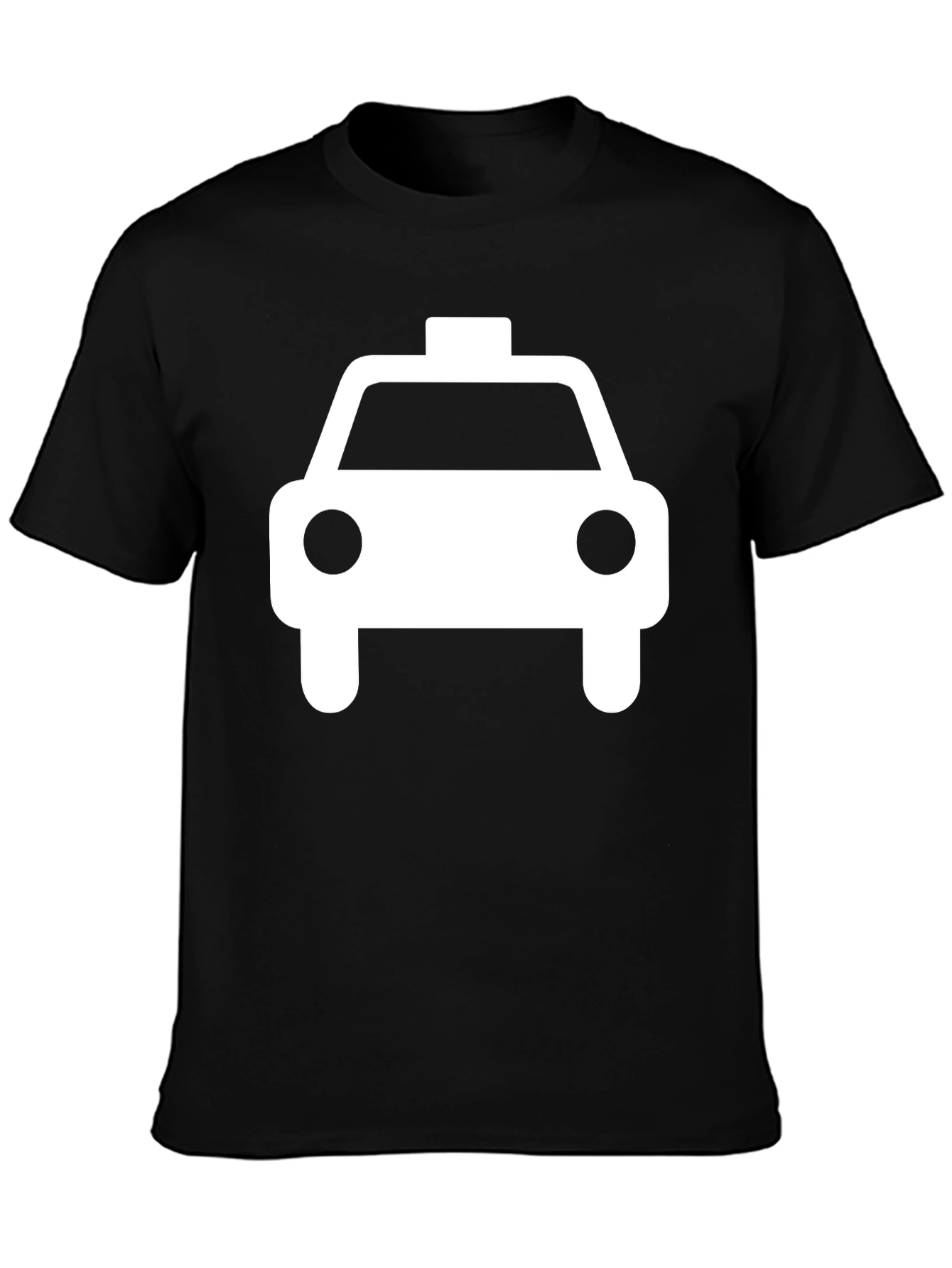 Taxi Graphic T-Shirt - Black Crew Neck Tee