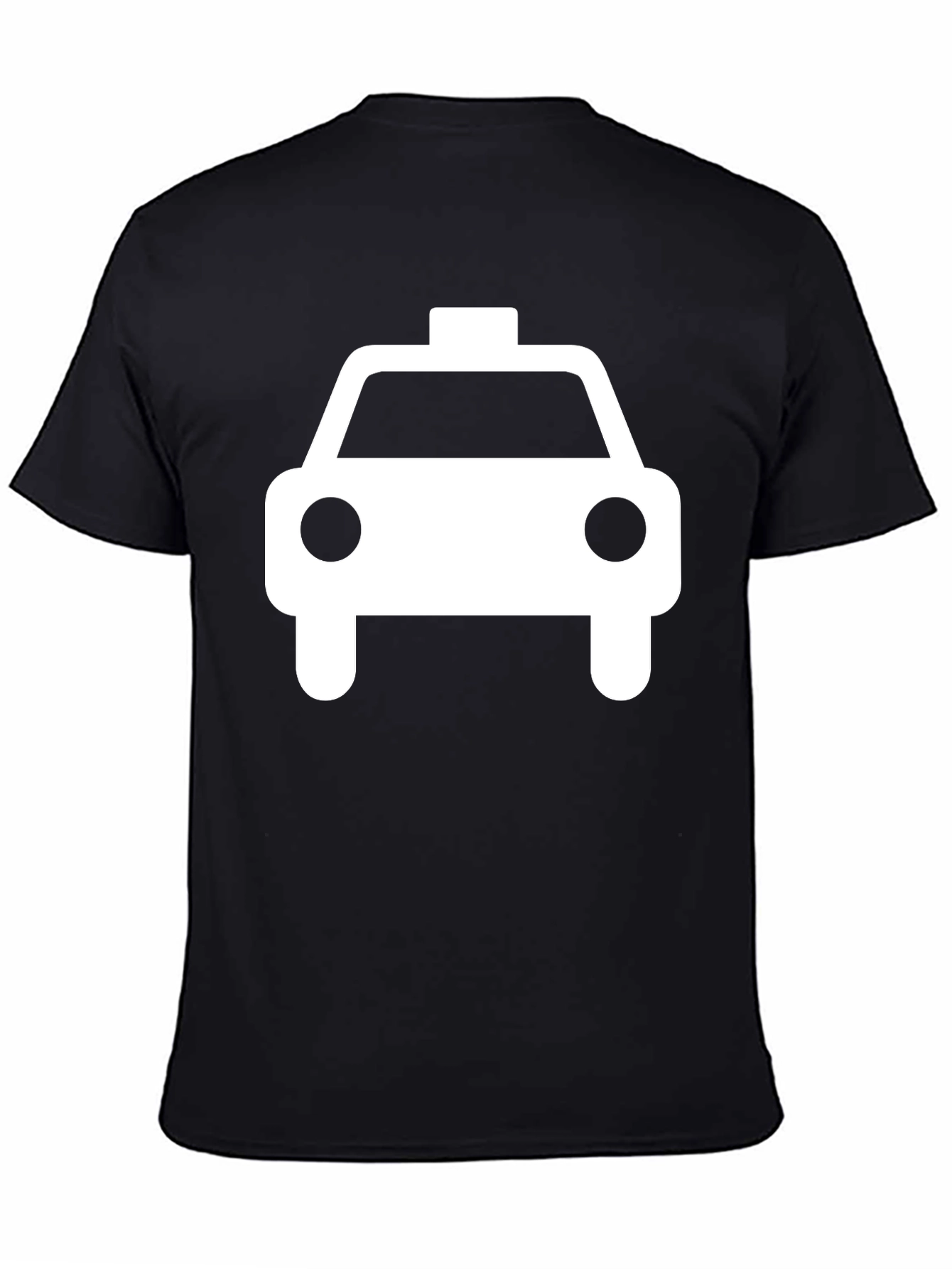 Taxi Graphic T-Shirt - Black Crew Neck Tee