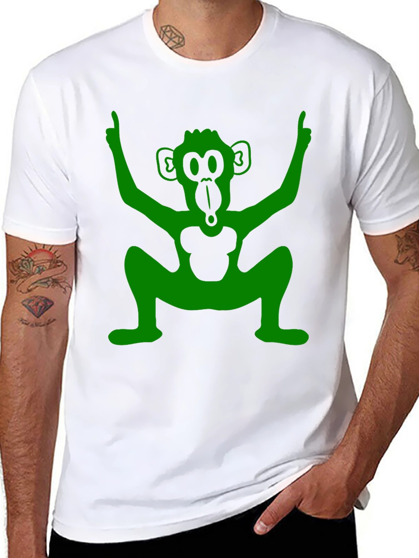 Funky Monkey Graphic Tee - Black T-Shirt