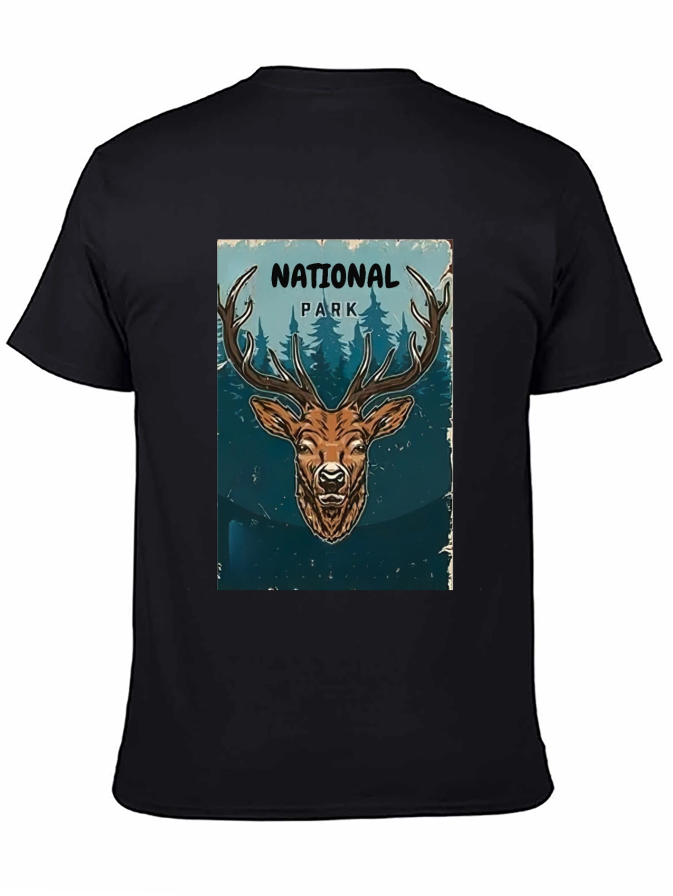 National Park Deer Graphic T-Shirt