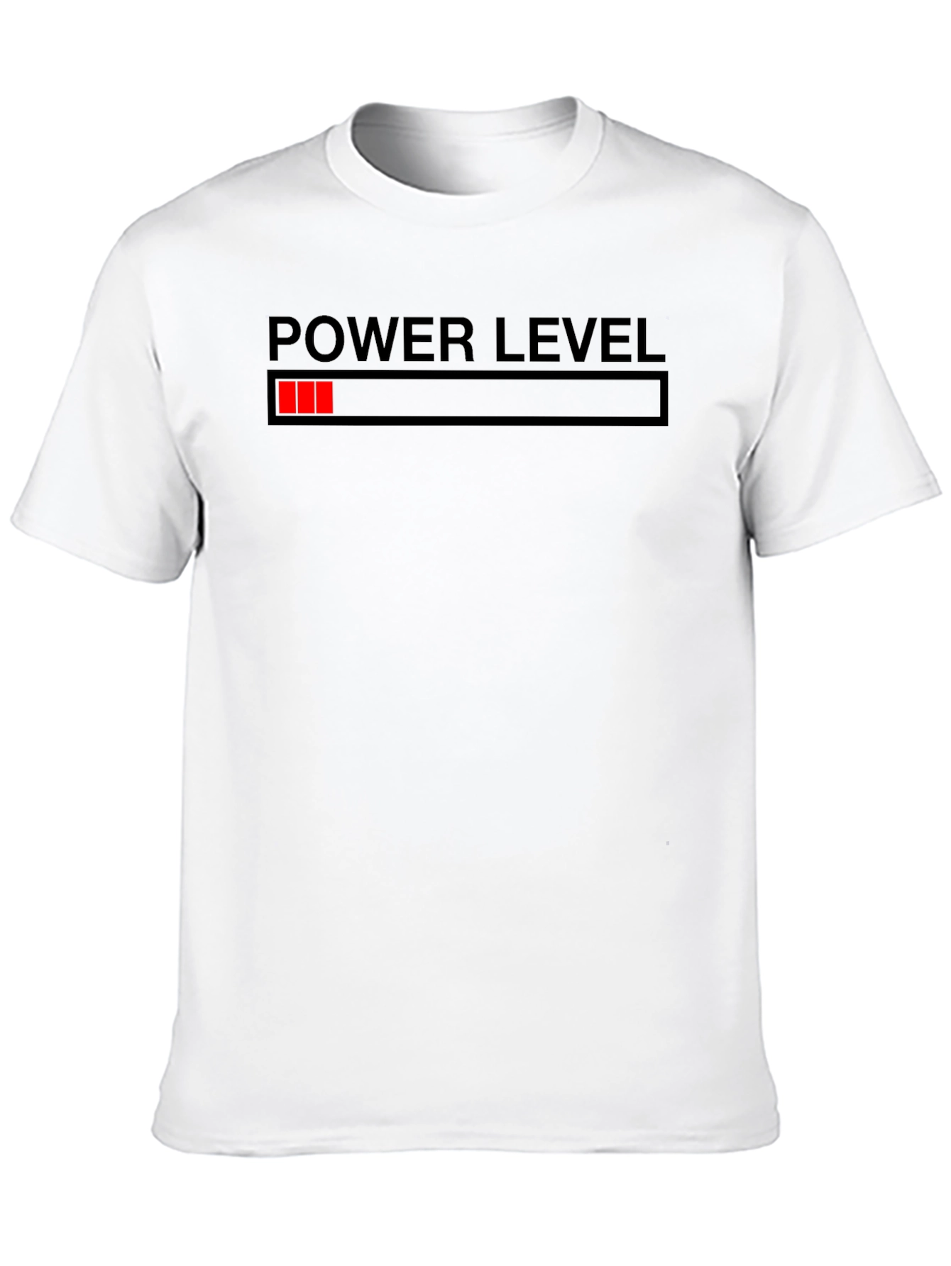 Power Level Loading Bar T-Shirt - Black