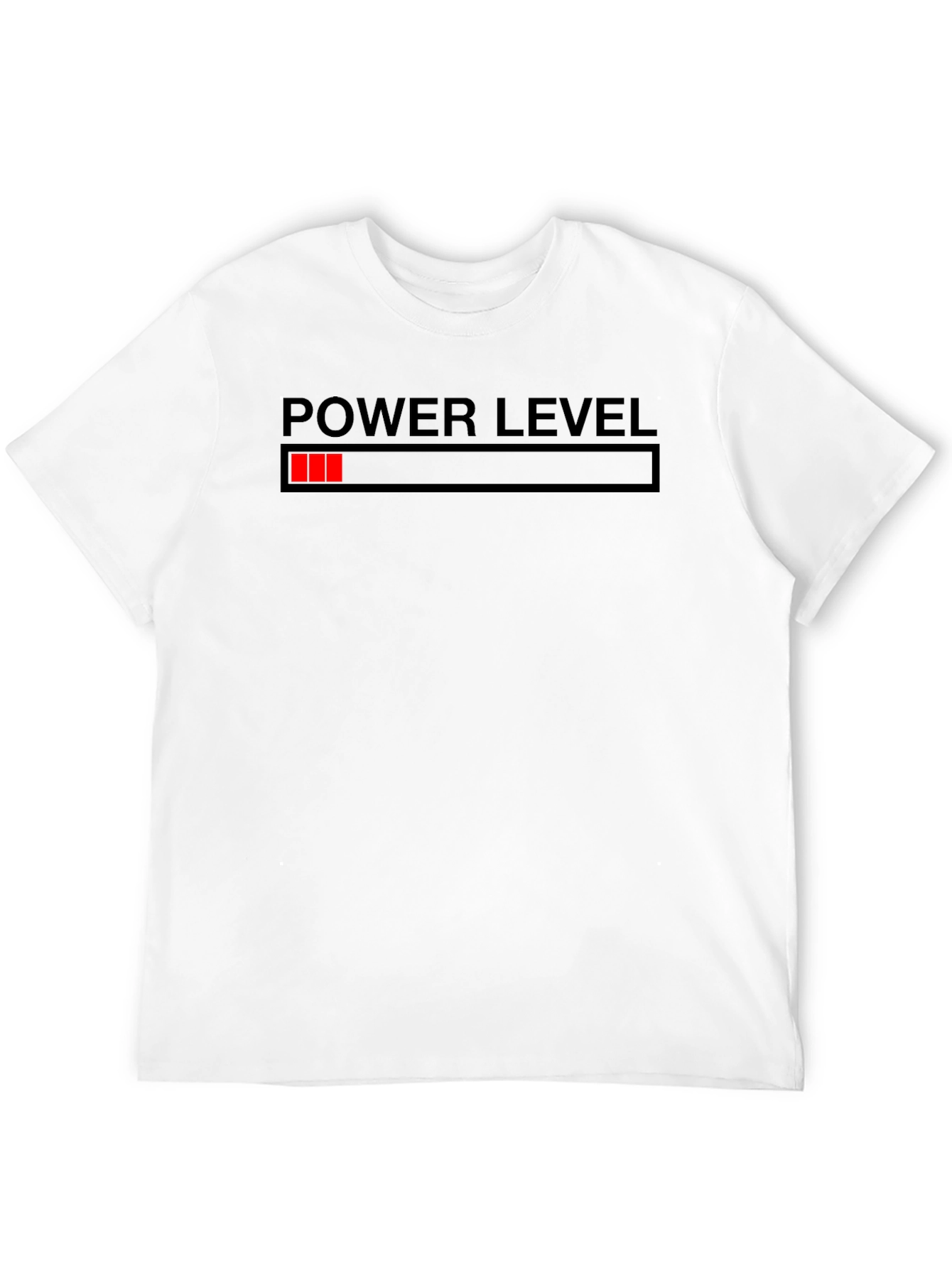 Power Level Loading Bar T-Shirt - Black