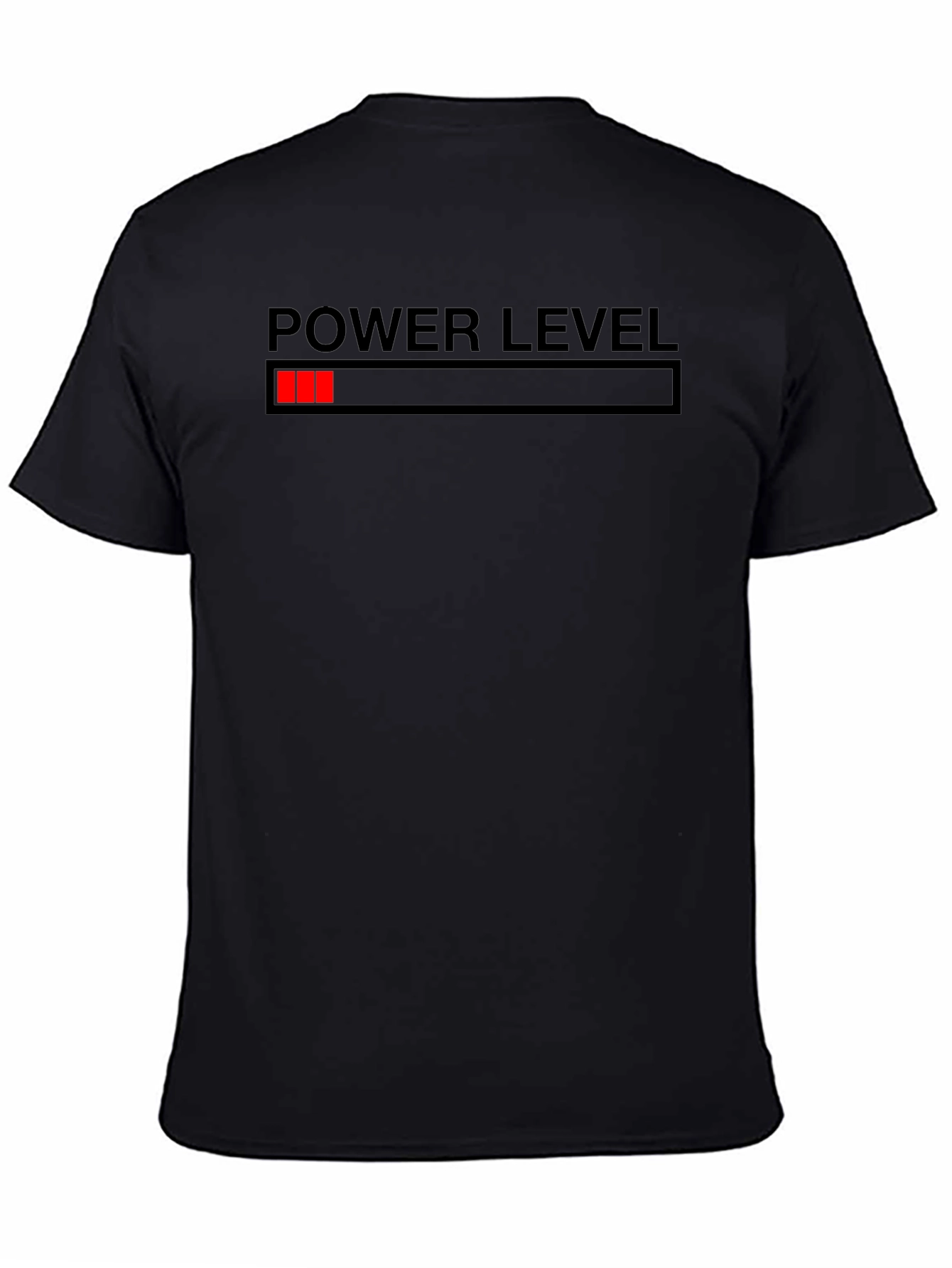 Power Level Loading Bar T-Shirt - Black