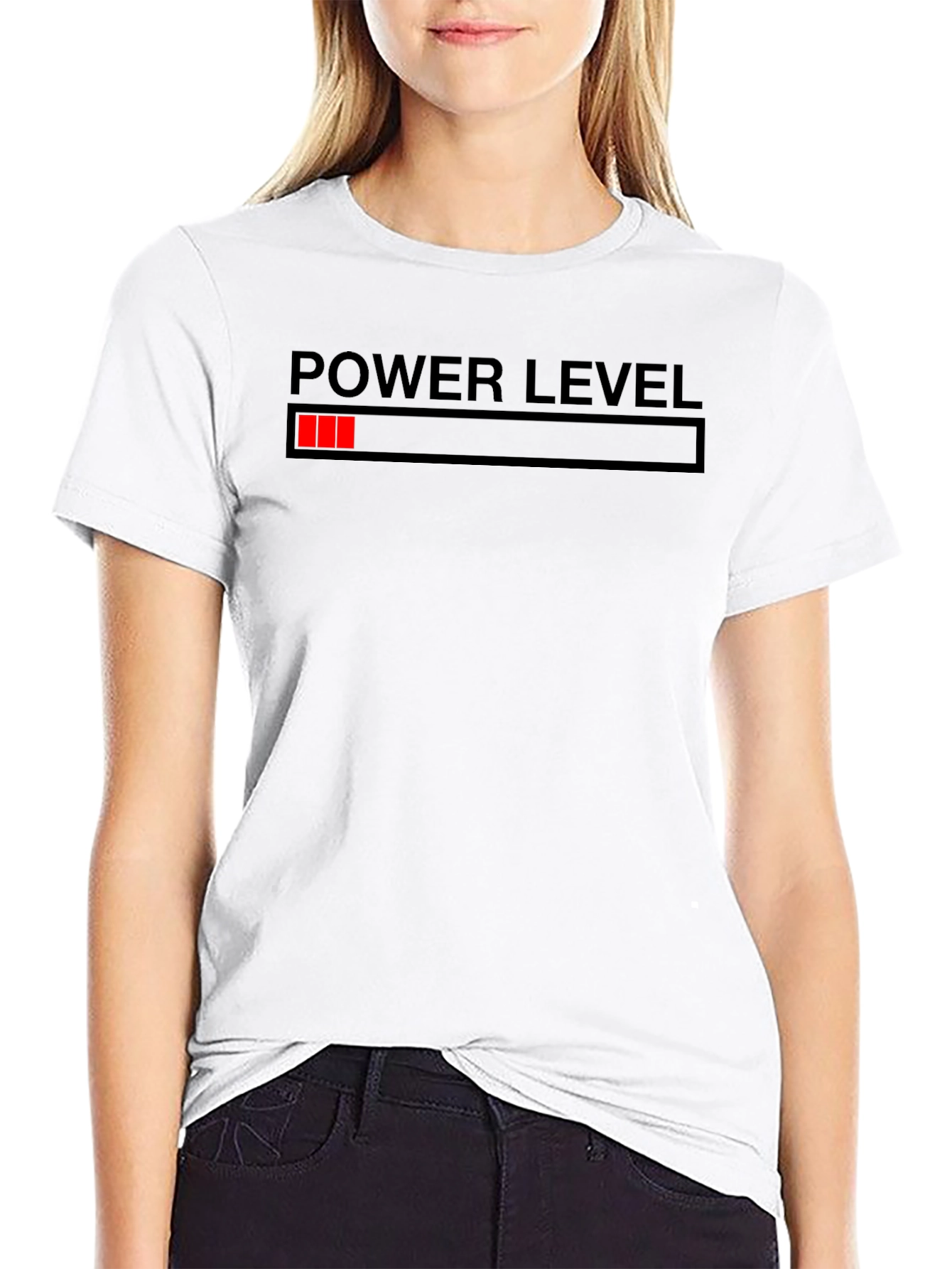 Power Level Loading Bar T-Shirt - Black