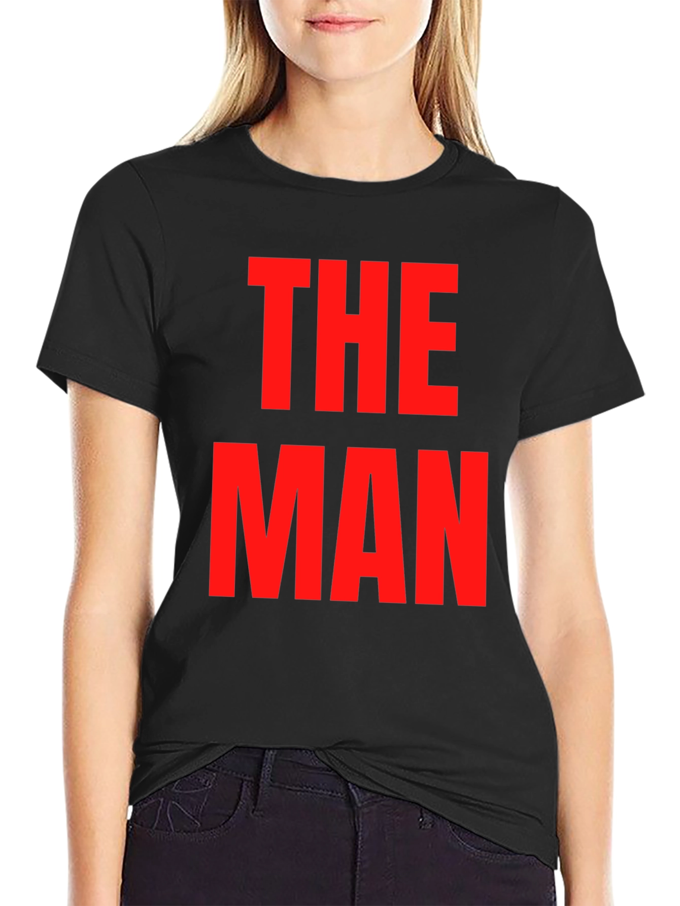 The Man Graphic Tee - Bold Statement Shirt