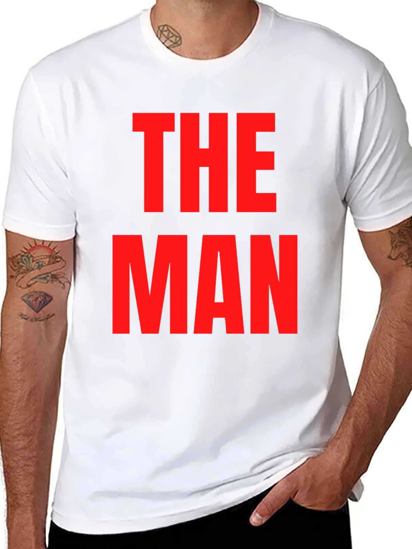 The Man Graphic Tee - Bold Statement Shirt