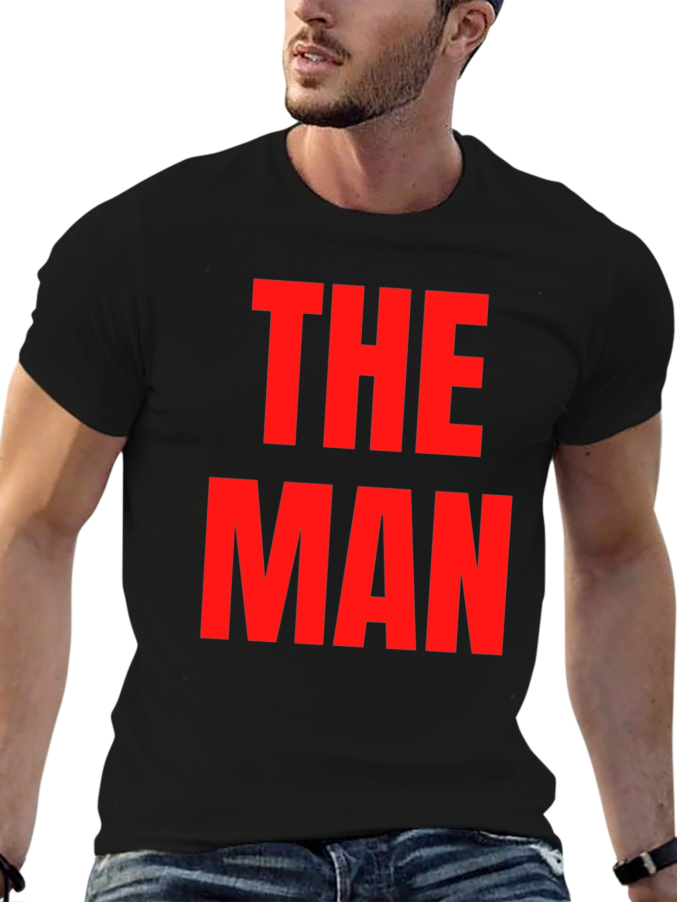 The Man Graphic Tee - Bold Statement Shirt