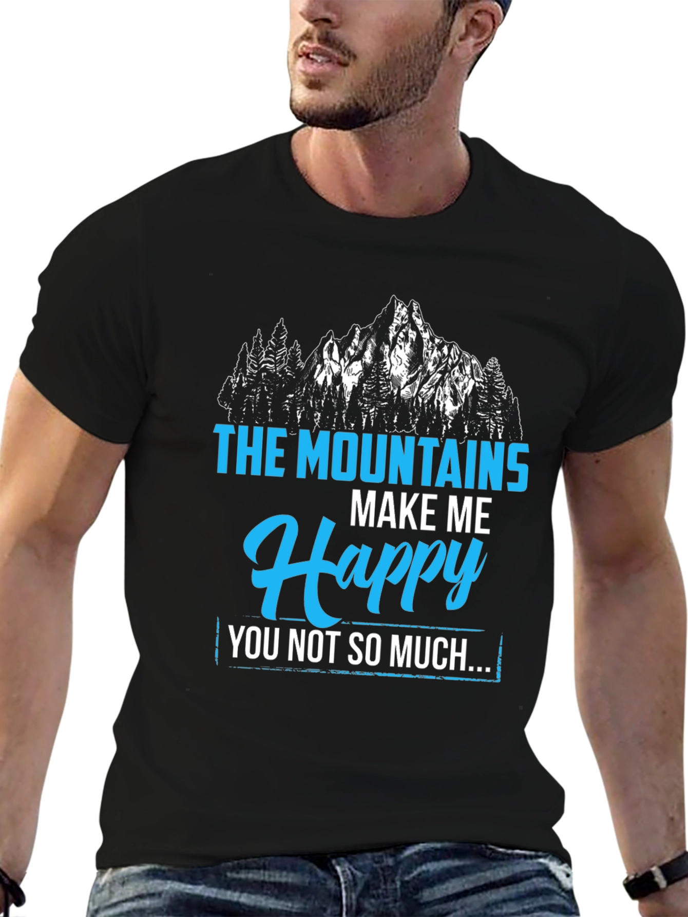 Mountains Make Me Happy Graphic Tee