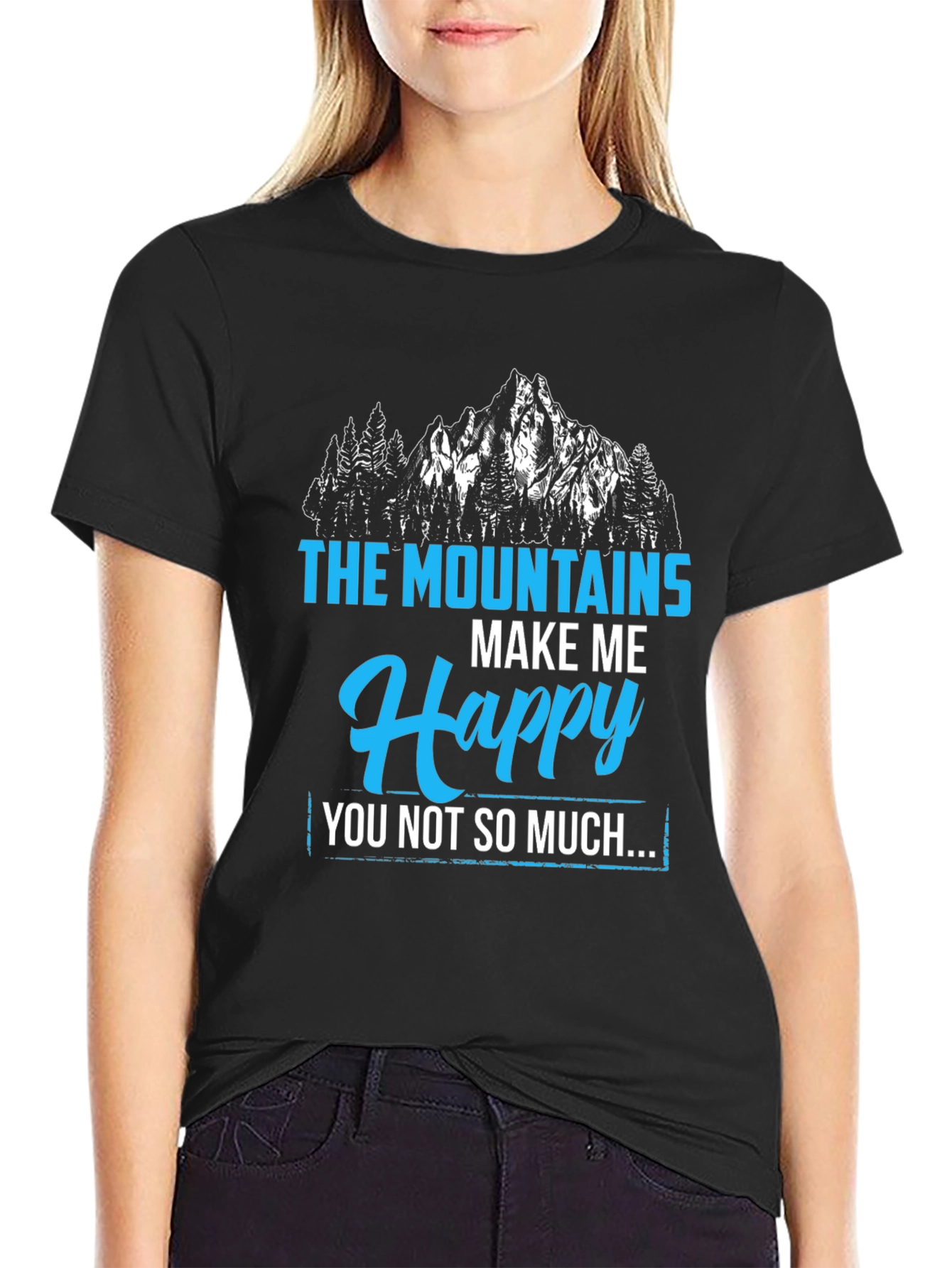 Mountains Make Me Happy Graphic Tee