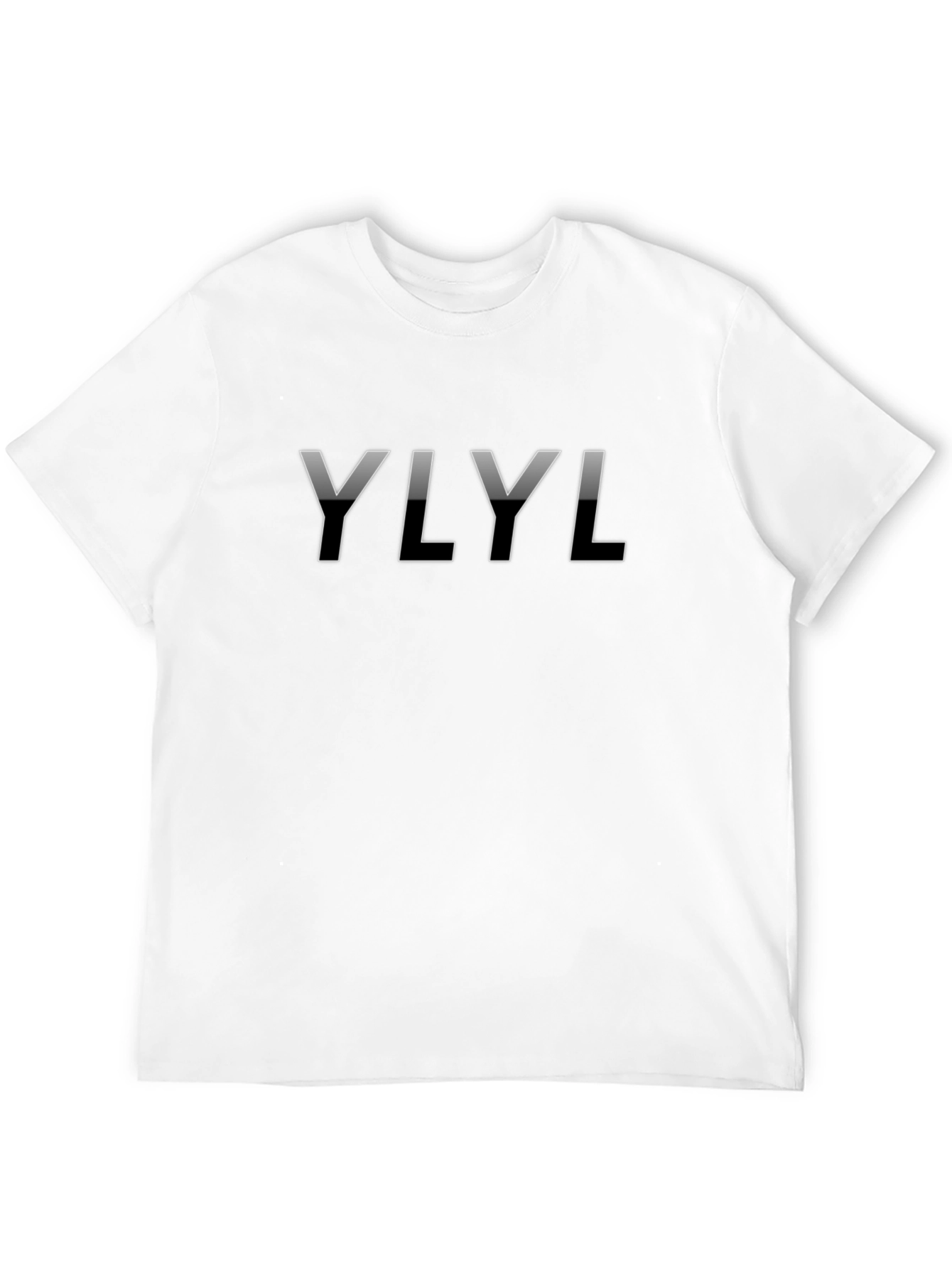 YL YL Graphic Tee - Soft Black Cotton T-Shirt