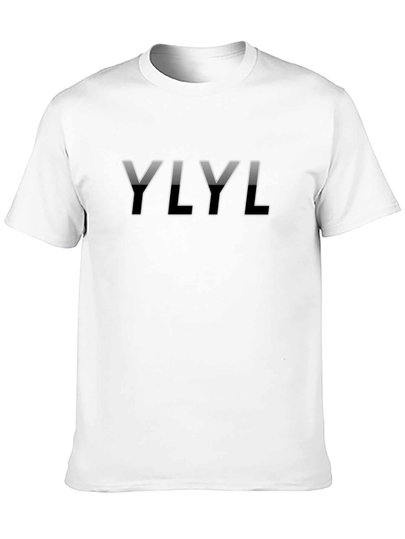 YL YL Graphic Tee - Soft Black Cotton T-Shirt