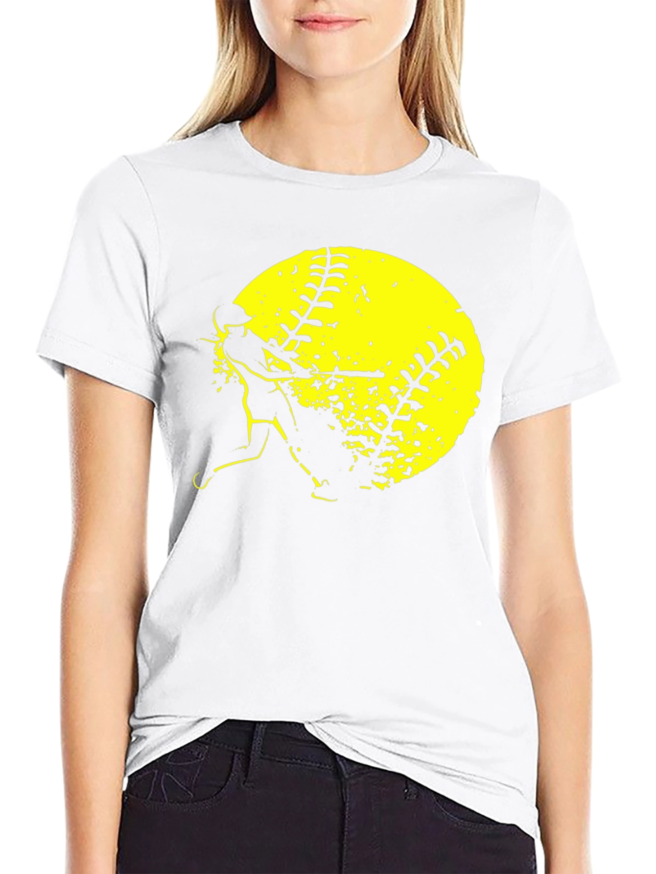 Softball Batter Graphic T-Shirt