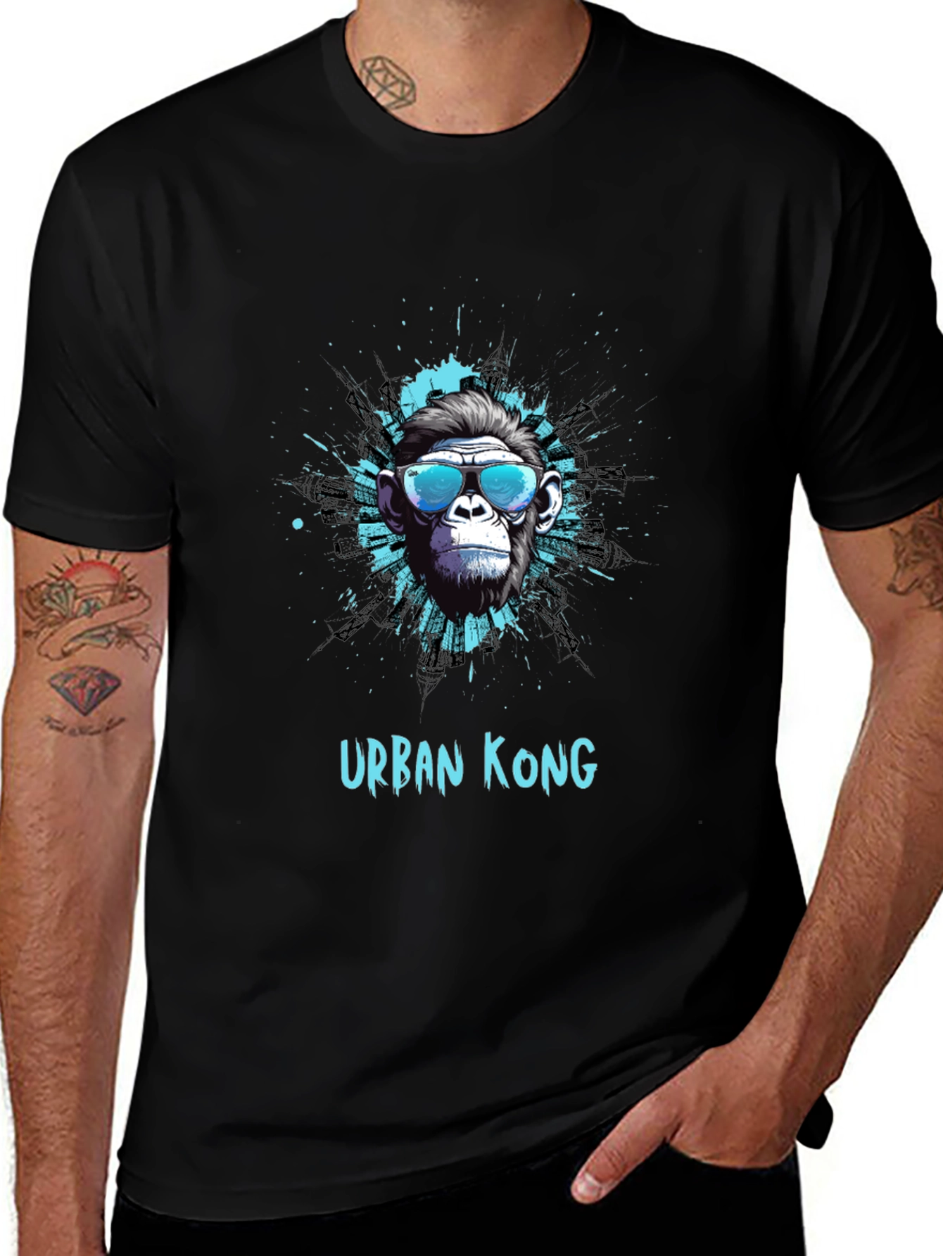 Urban Kong Graphic Tee - Cool Ape T-Shirt