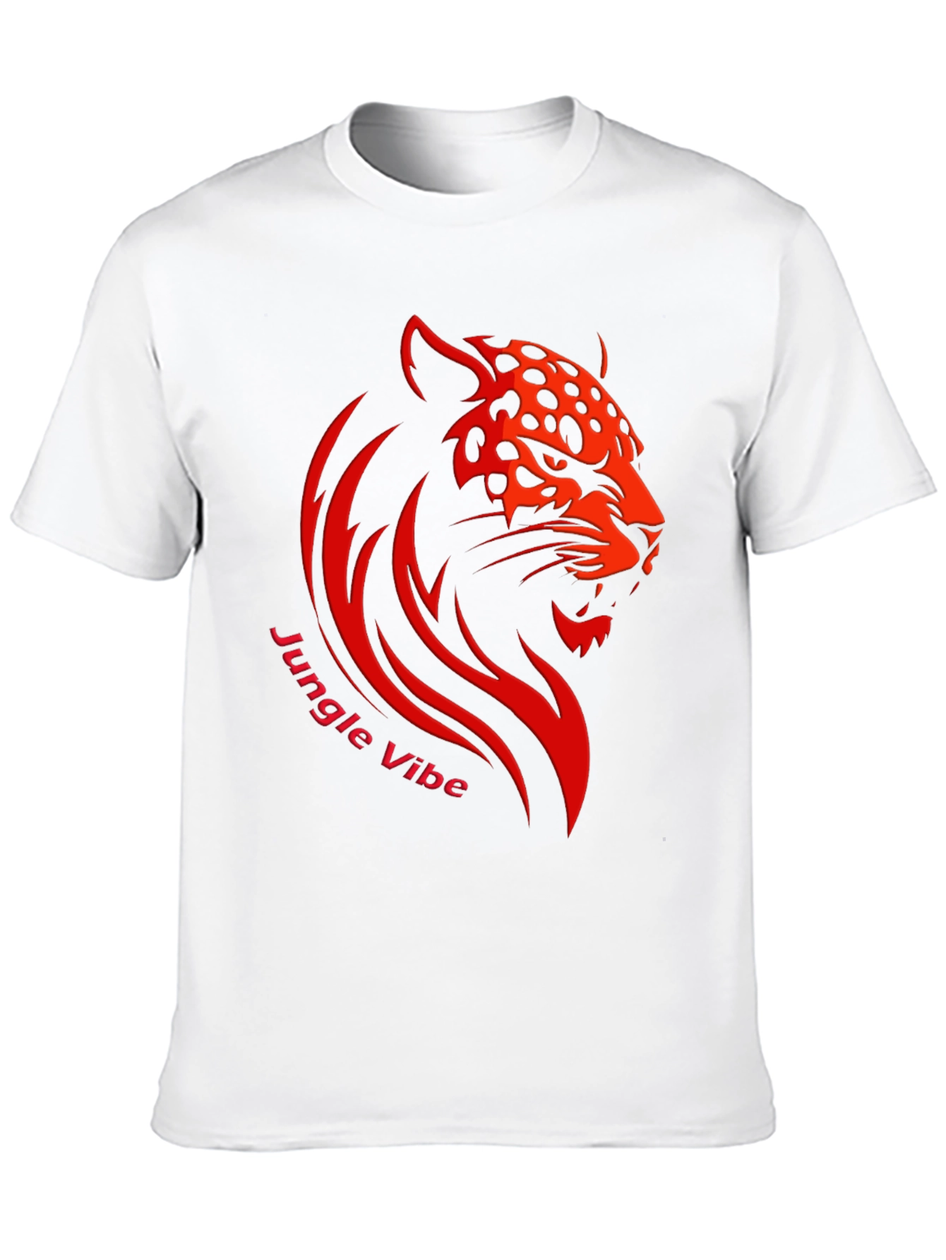 Bold Jungle Vibe Tee - Fierce Leopard Design