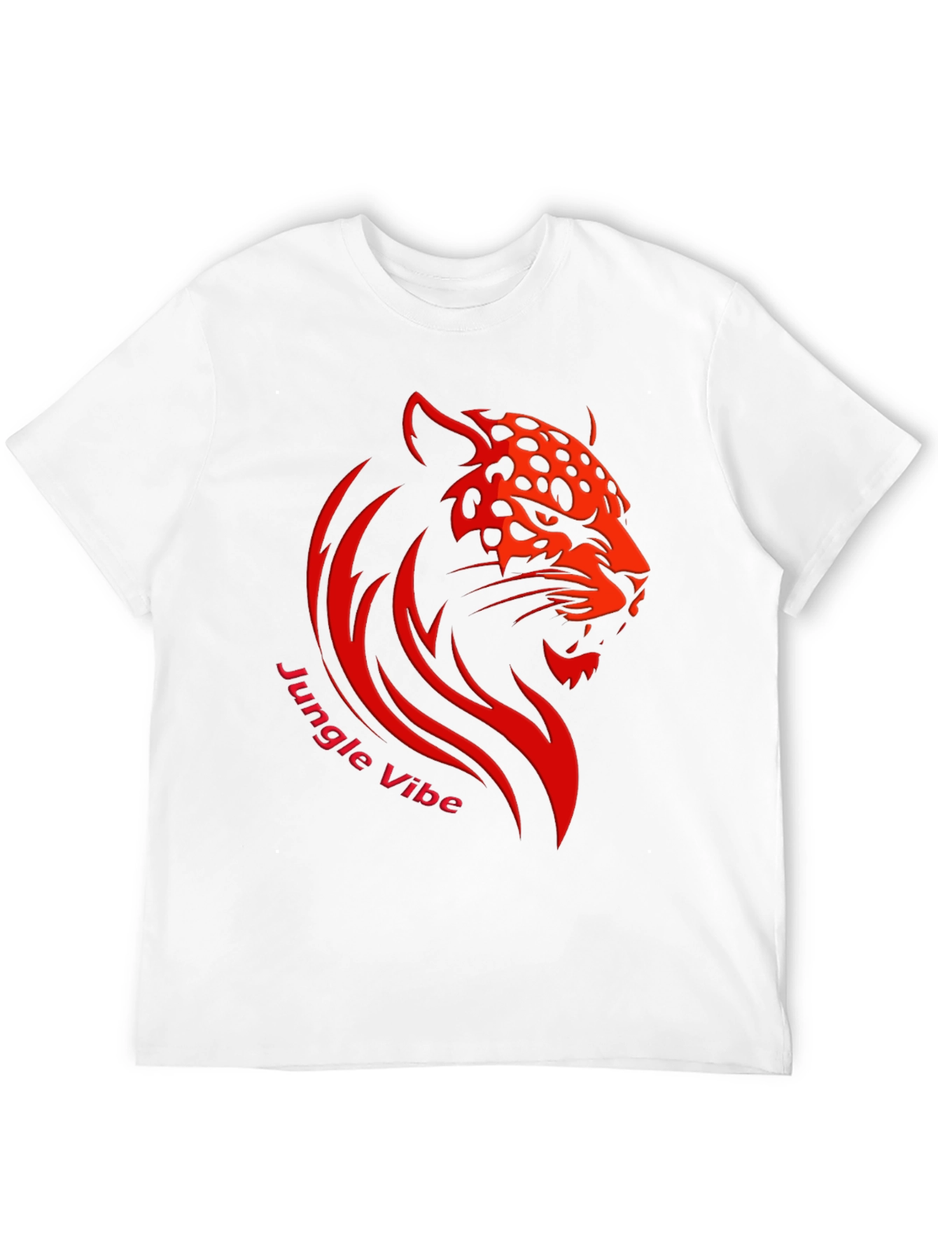 Bold Jungle Vibe Tee - Fierce Leopard Design