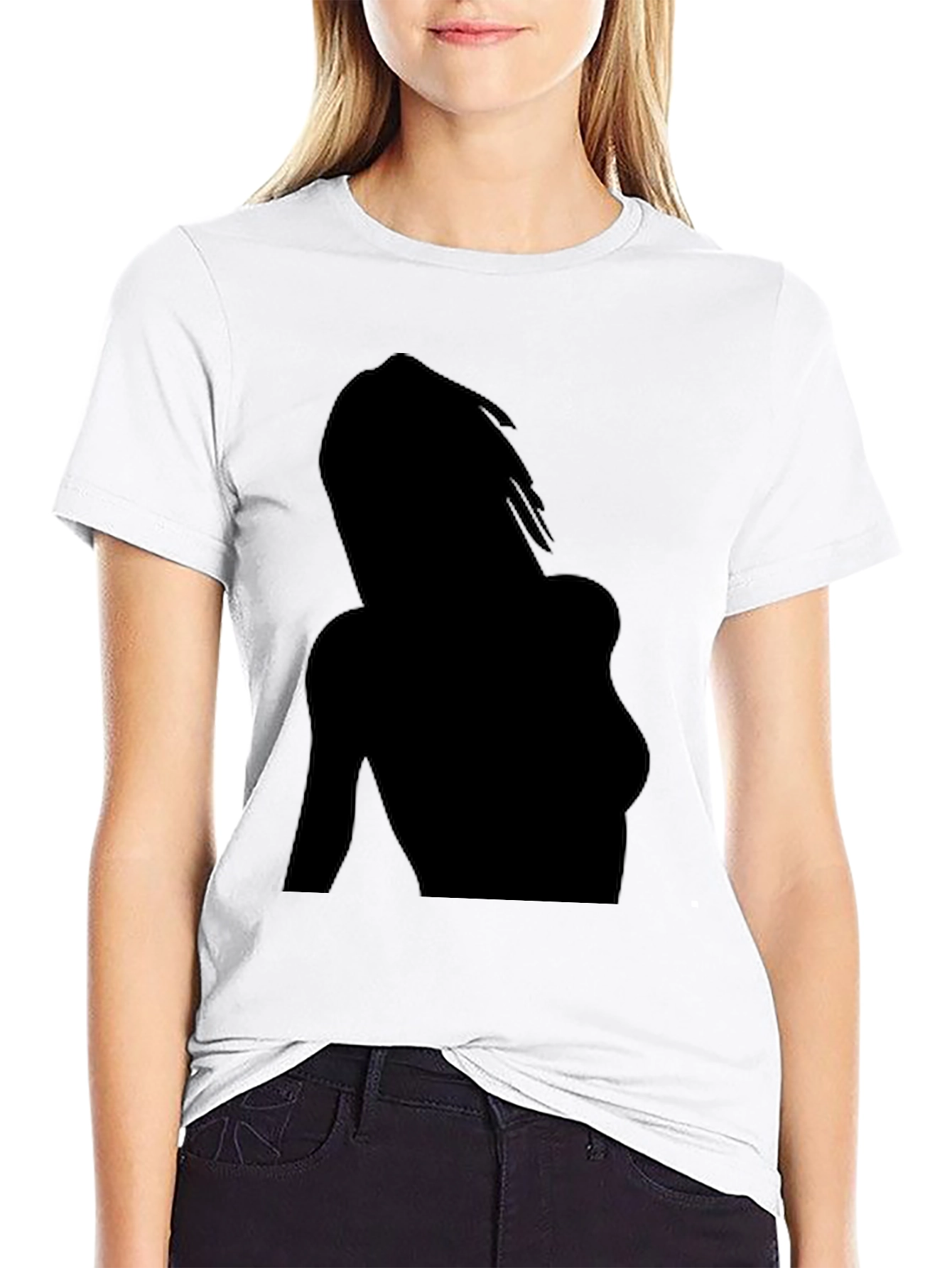 Silhouette Graphic Tee - Cool Black T-Shirt