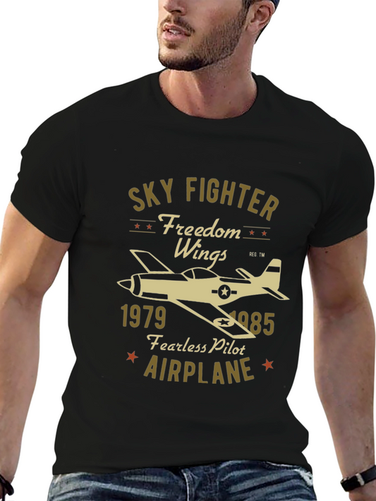 Sky Fighter Graphic T-Shirt