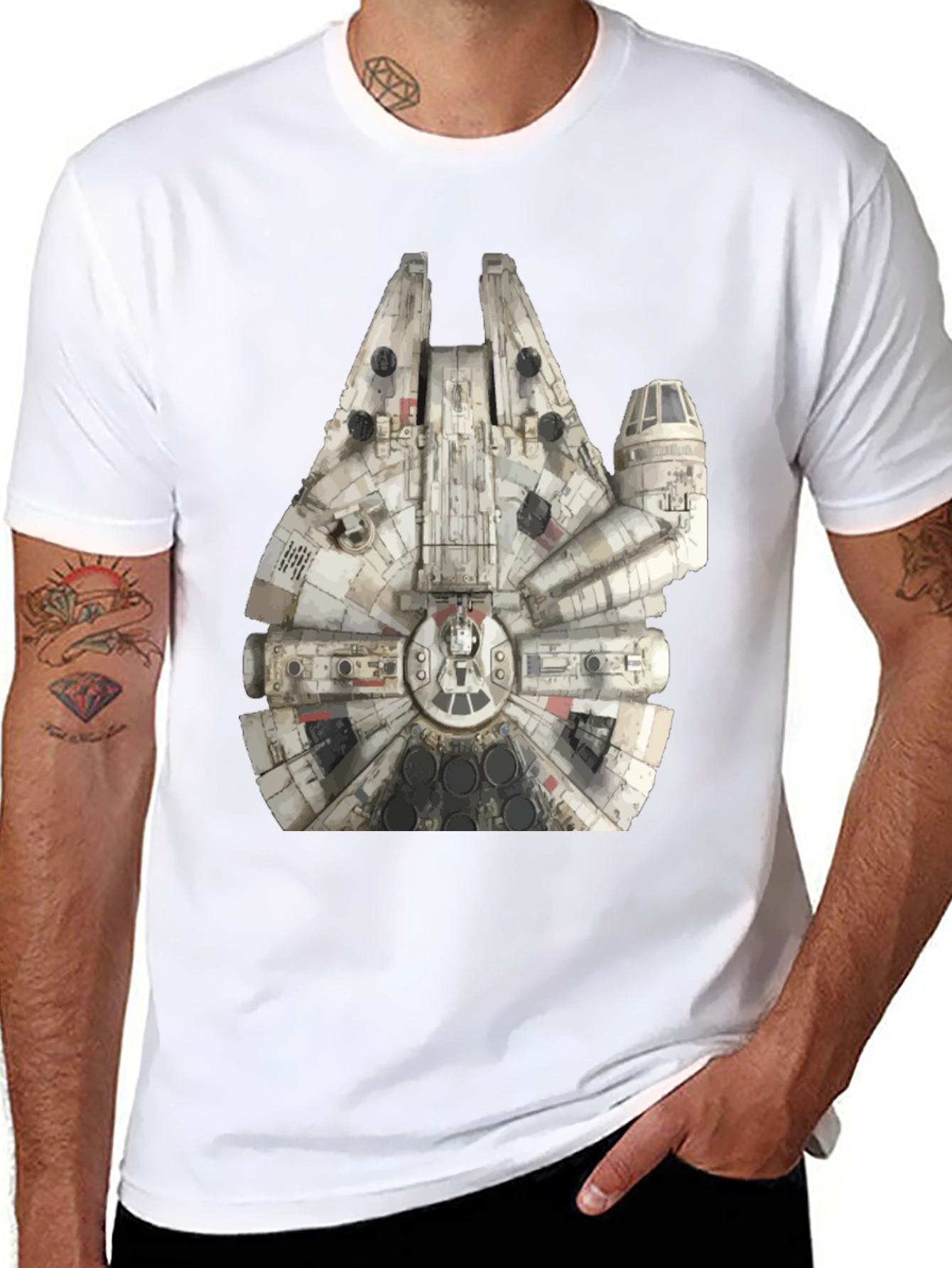 Millennium Falcon Graphic T-Shirt