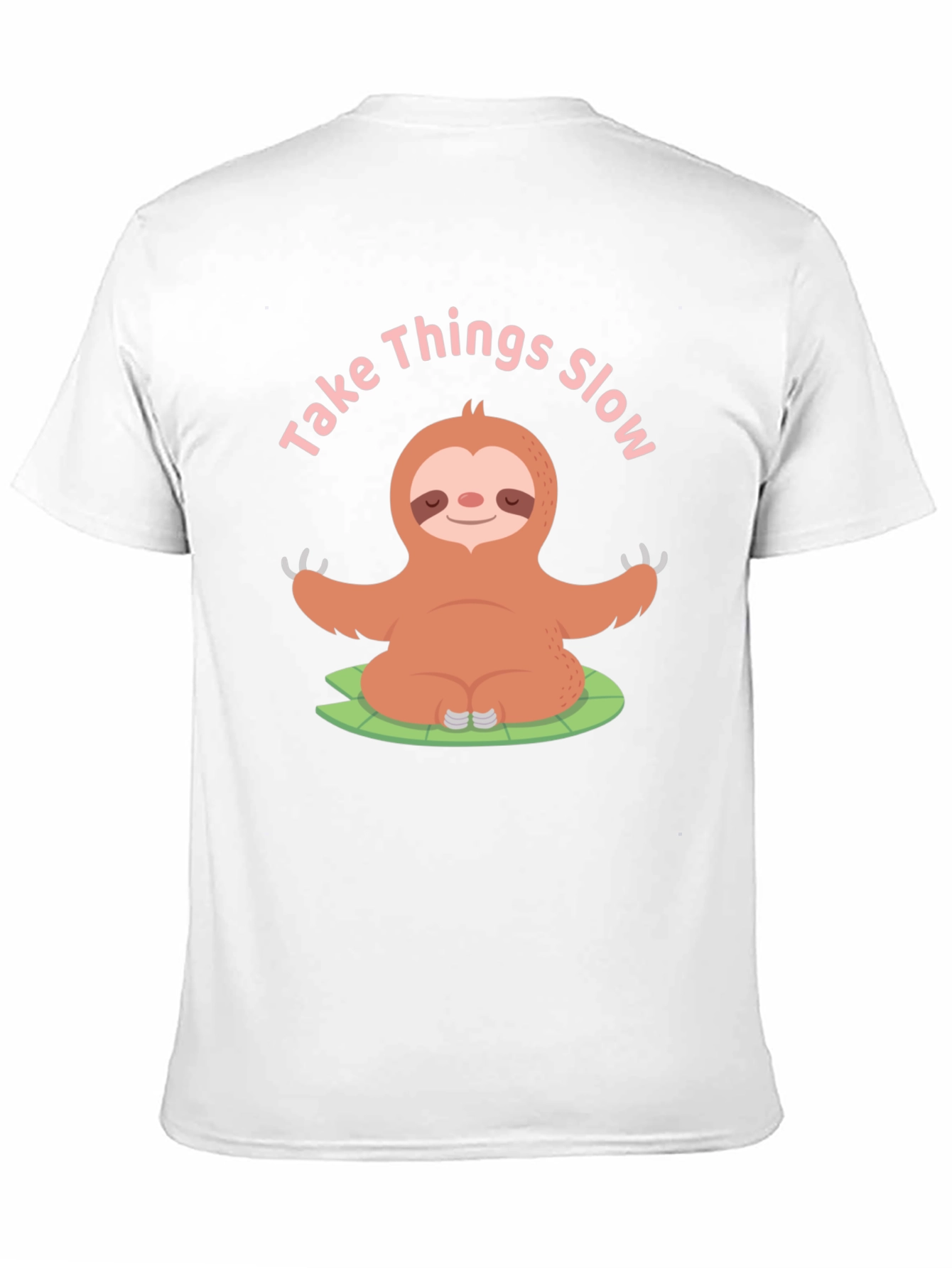 Take Things Slow Sloth Yoga T-Shirt