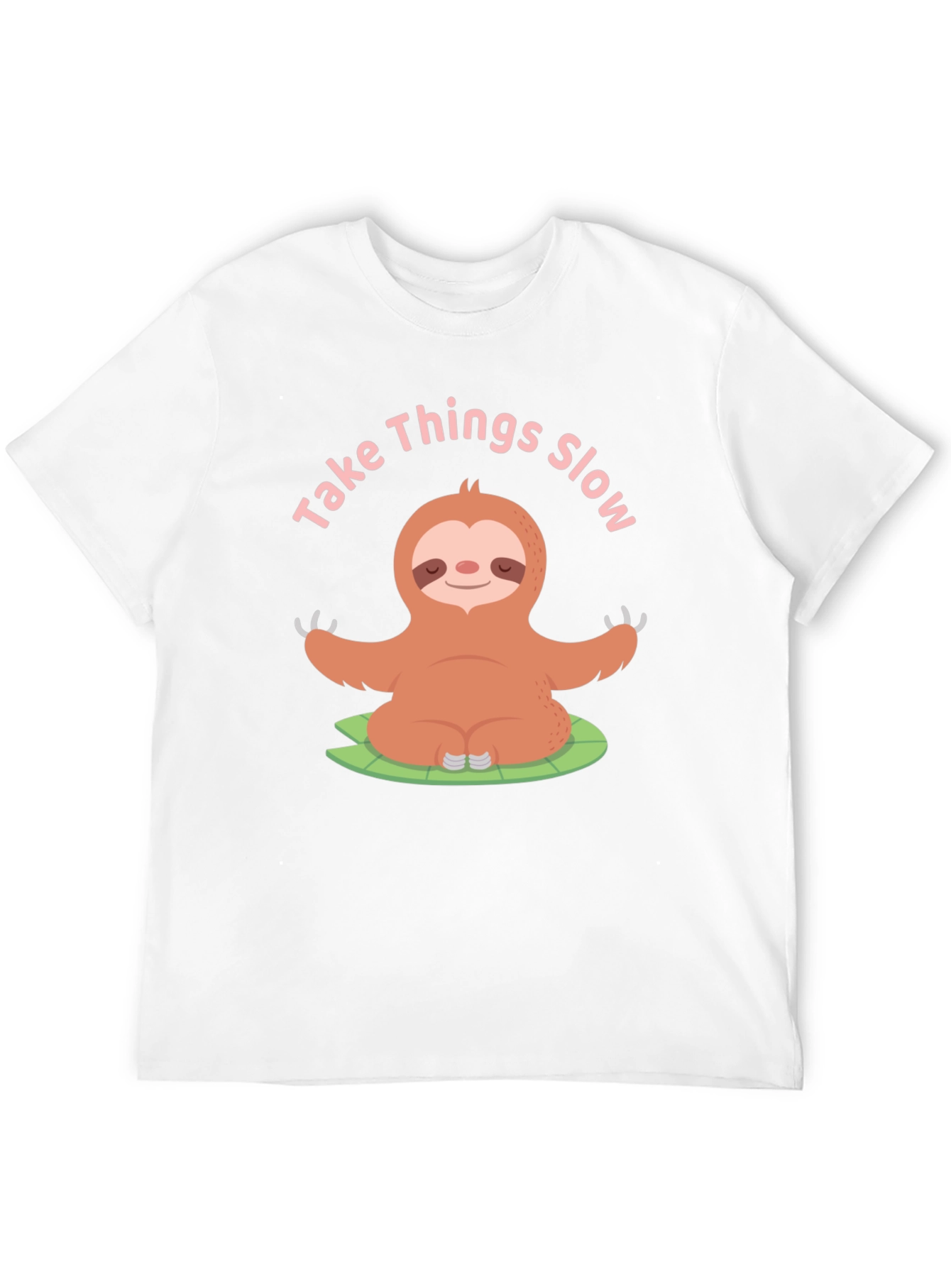 Take Things Slow Sloth Yoga T-Shirt