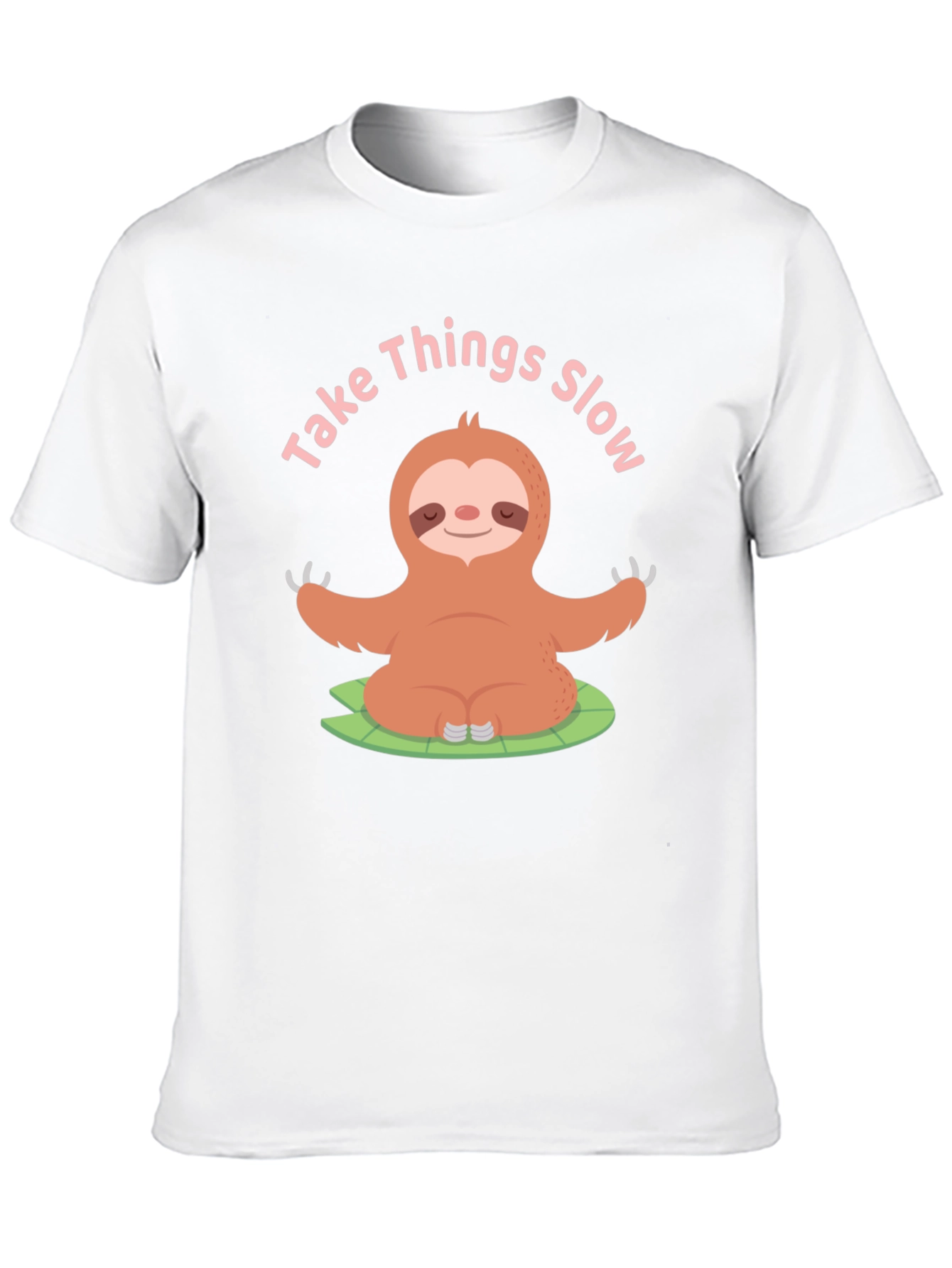 Take Things Slow Sloth Yoga T-Shirt