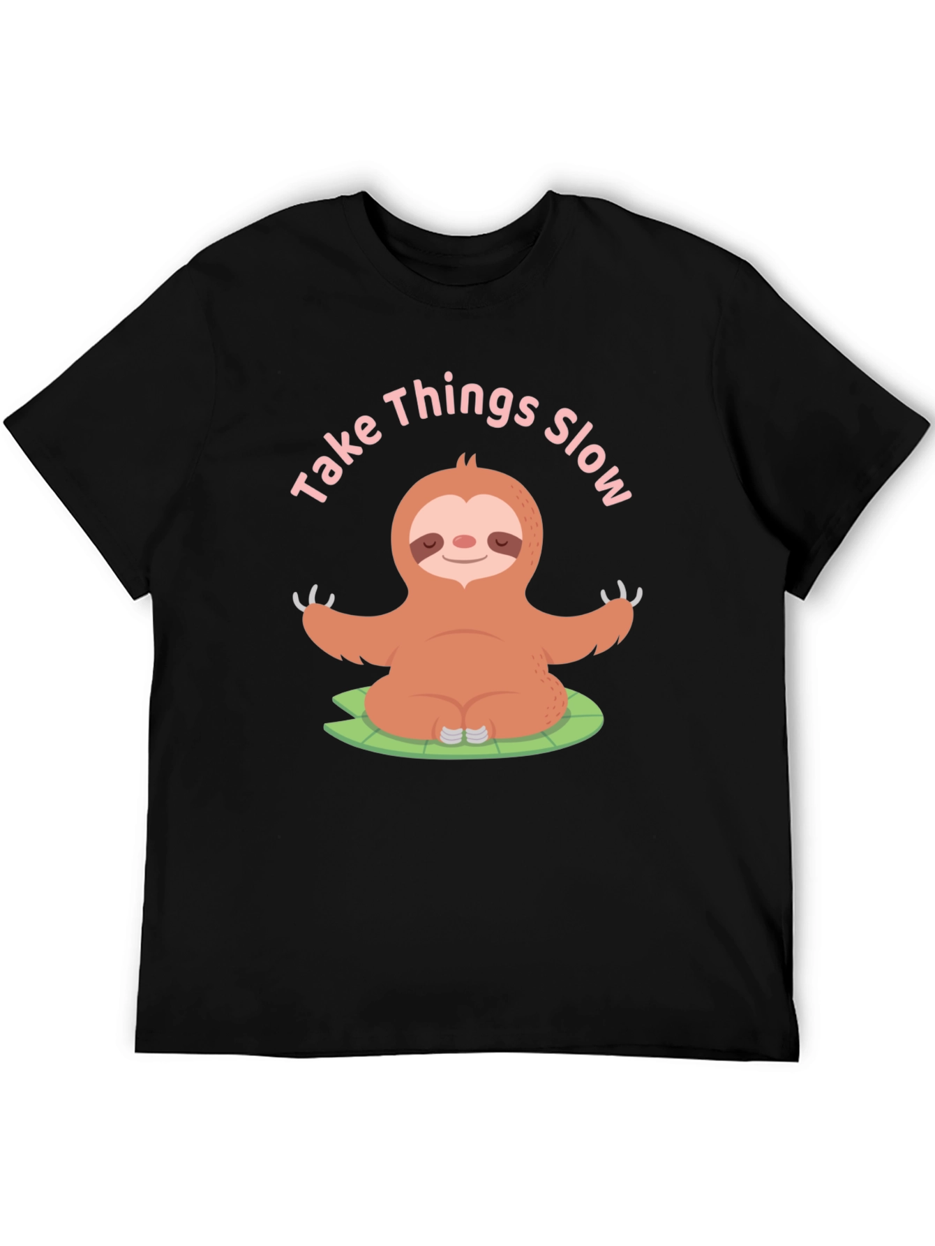 Take Things Slow Sloth Yoga T-Shirt