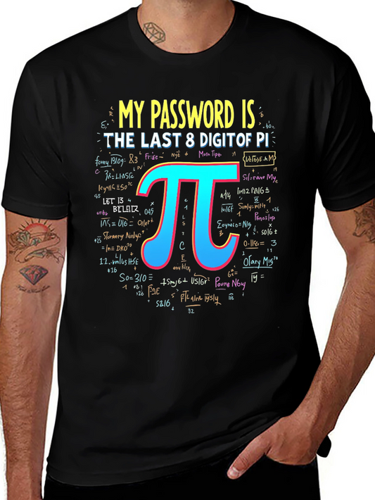 My Password Is Pi T-Shirt Math Geek Tee