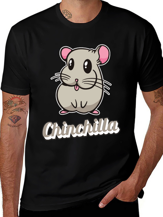 Cute Chinchilla Graphic T-Shirt - Soft Cotton Tee