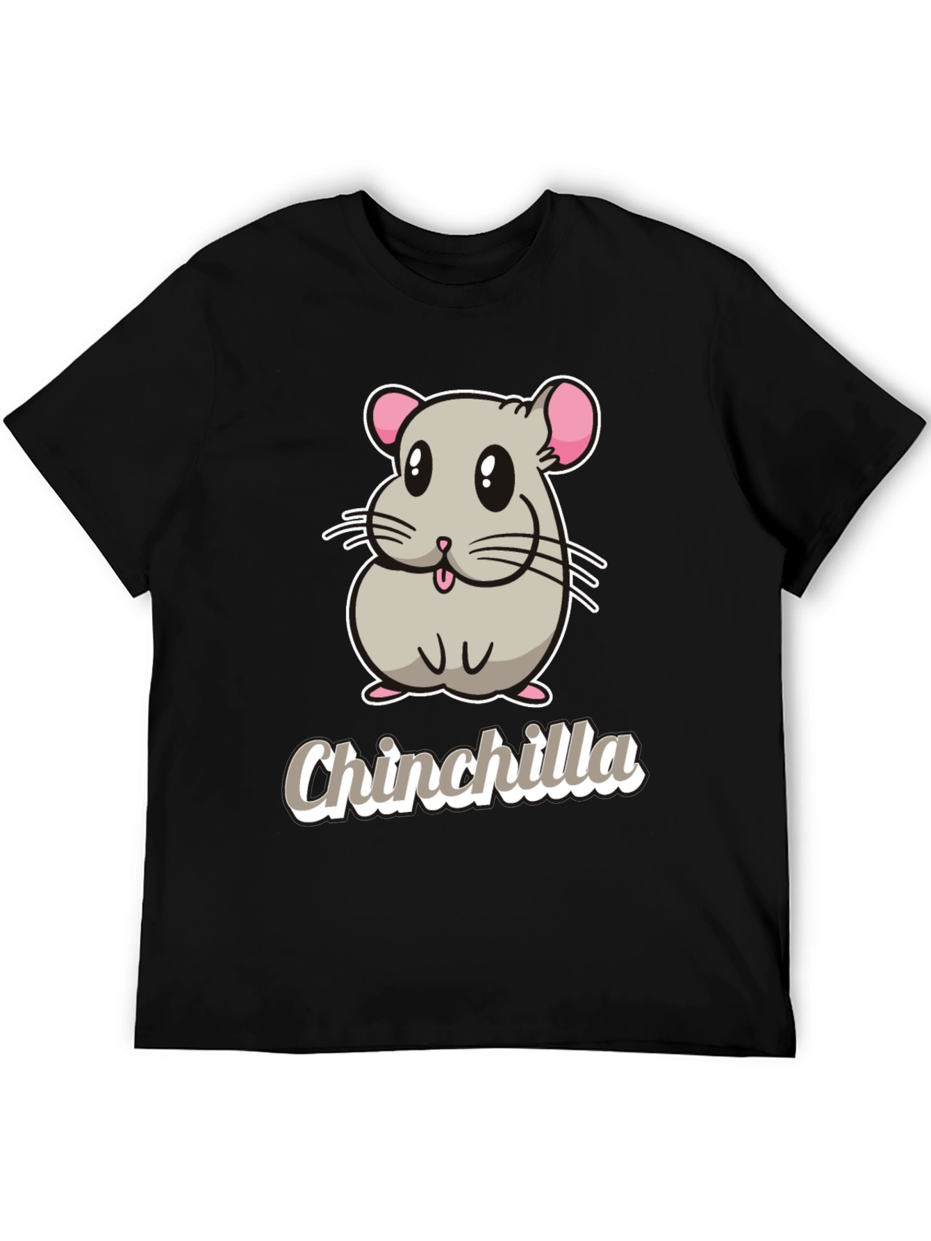 Cute Chinchilla Graphic T-Shirt - Soft Cotton Tee
