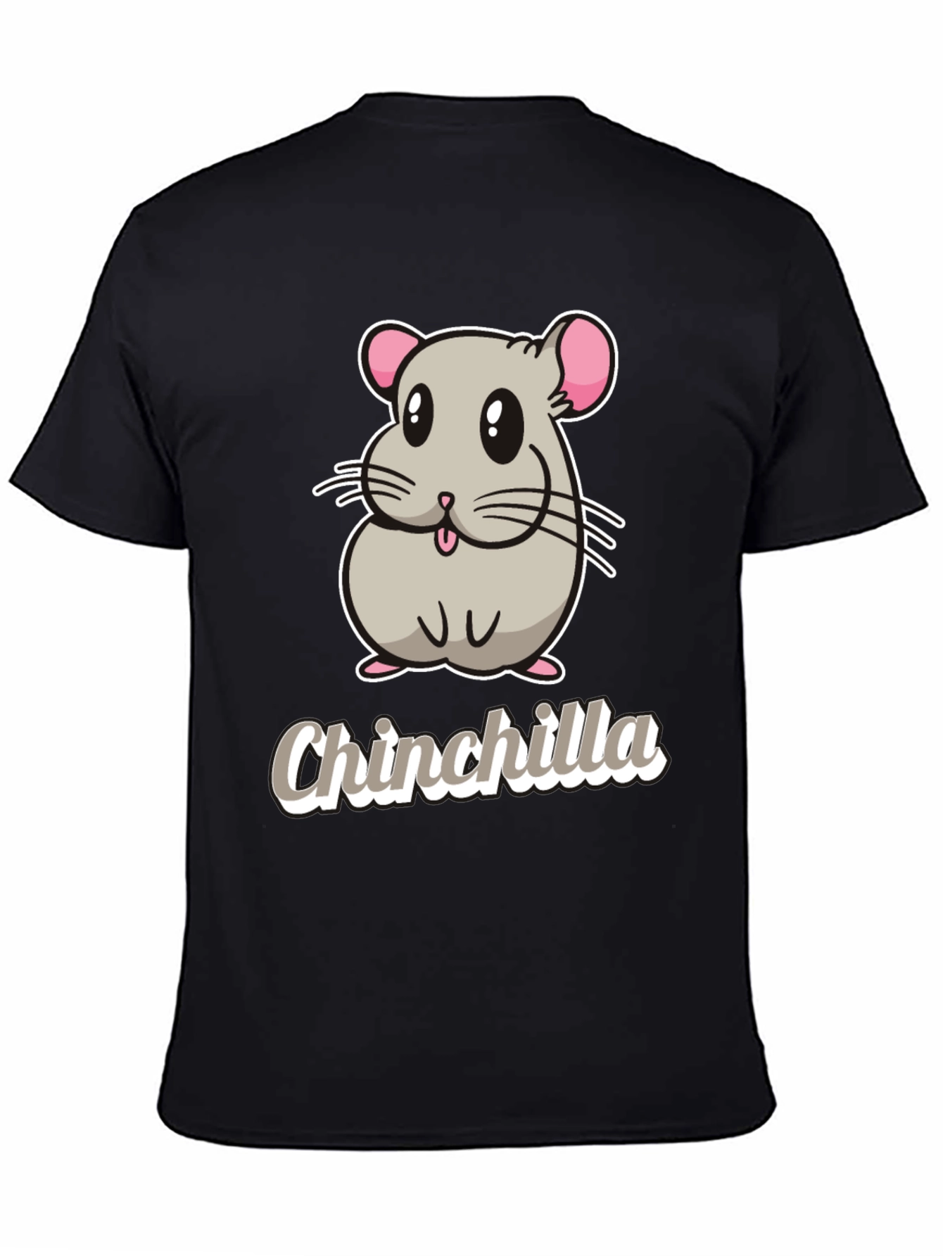 Cute Chinchilla Graphic T-Shirt - Soft Cotton Tee