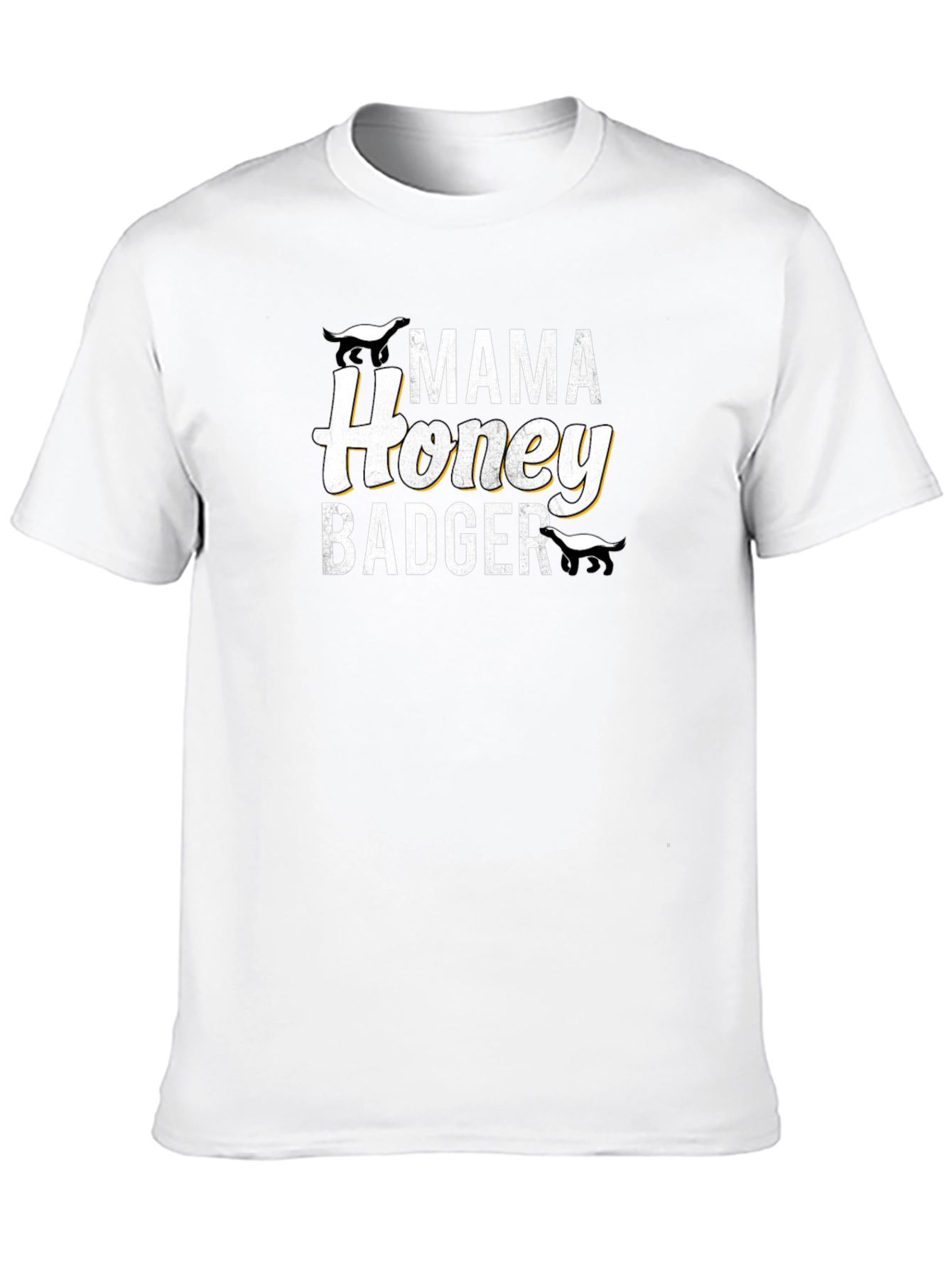 Mama Honey Badger T-Shirt - Black