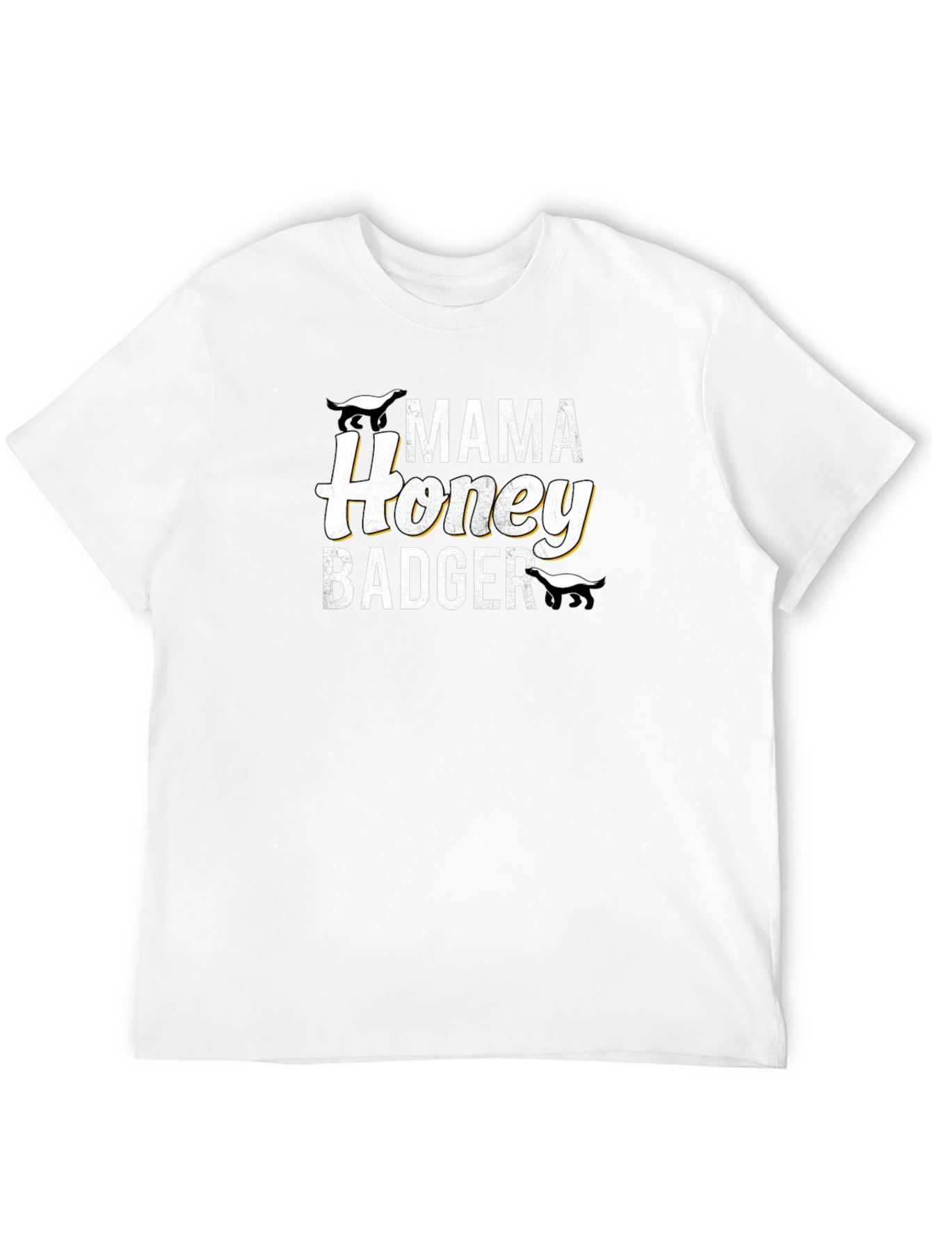 Mama Honey Badger T-Shirt - Black