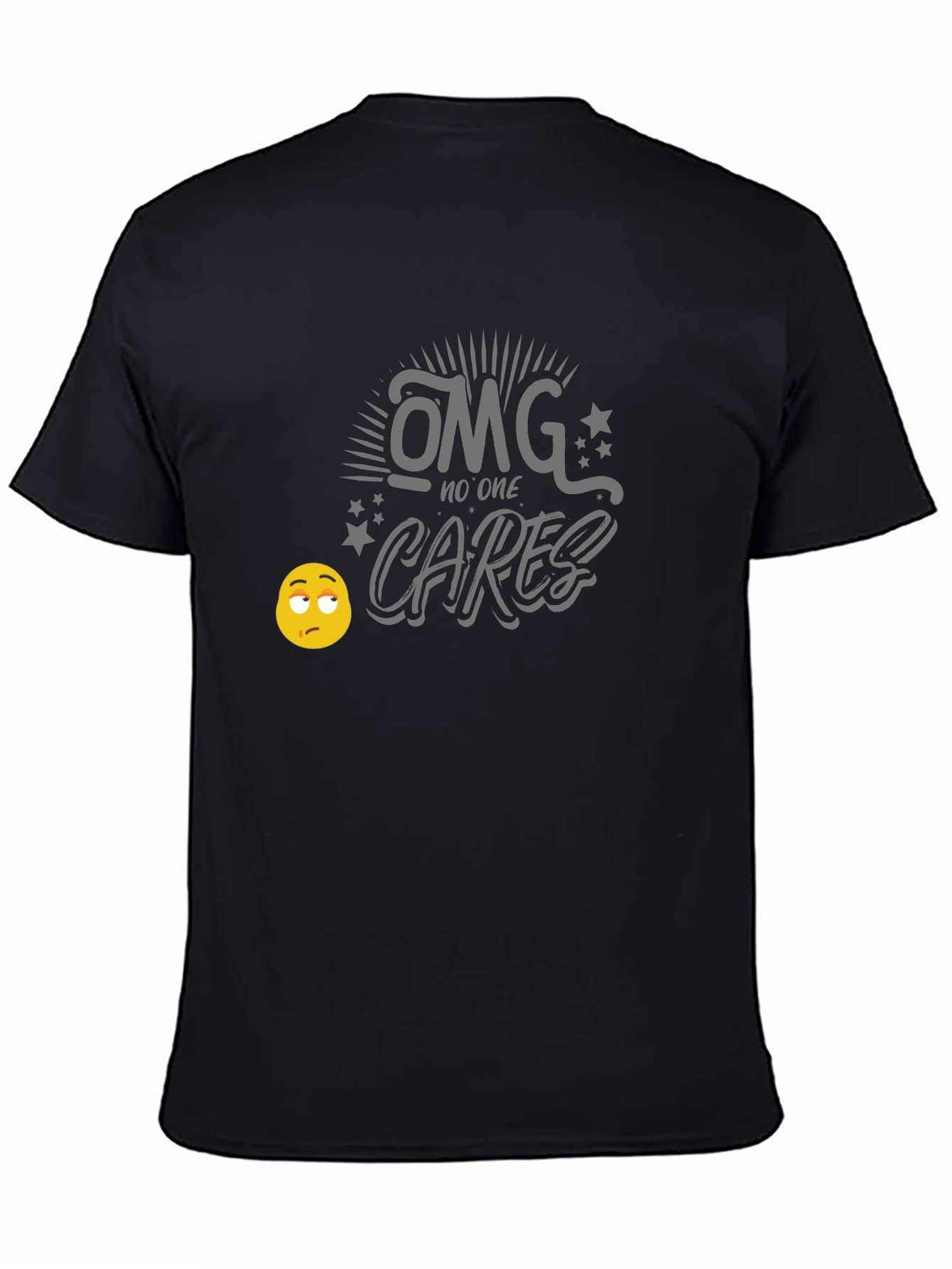 OMG No One Cares Graphic T-Shirt