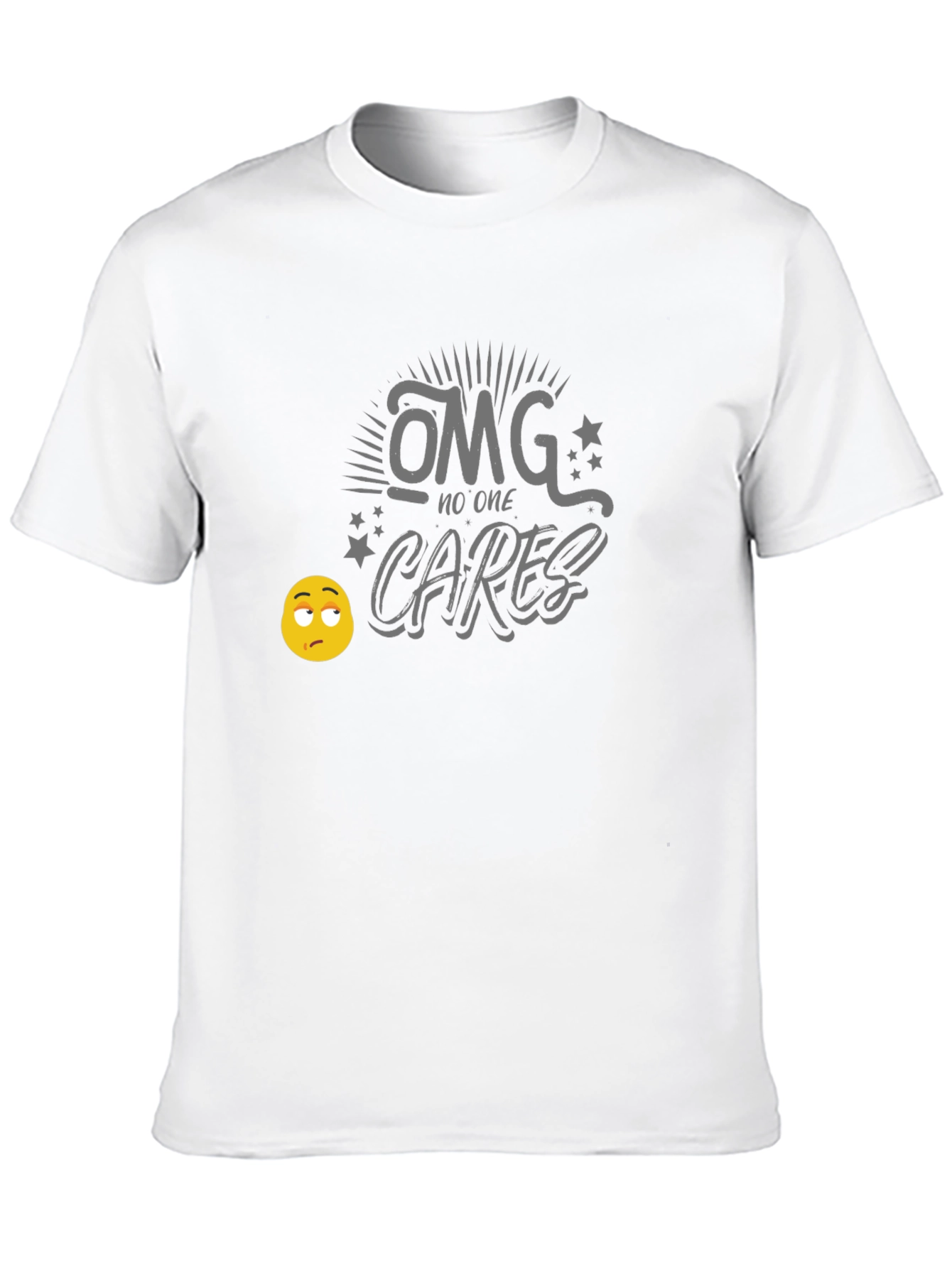 OMG No One Cares Graphic T-Shirt