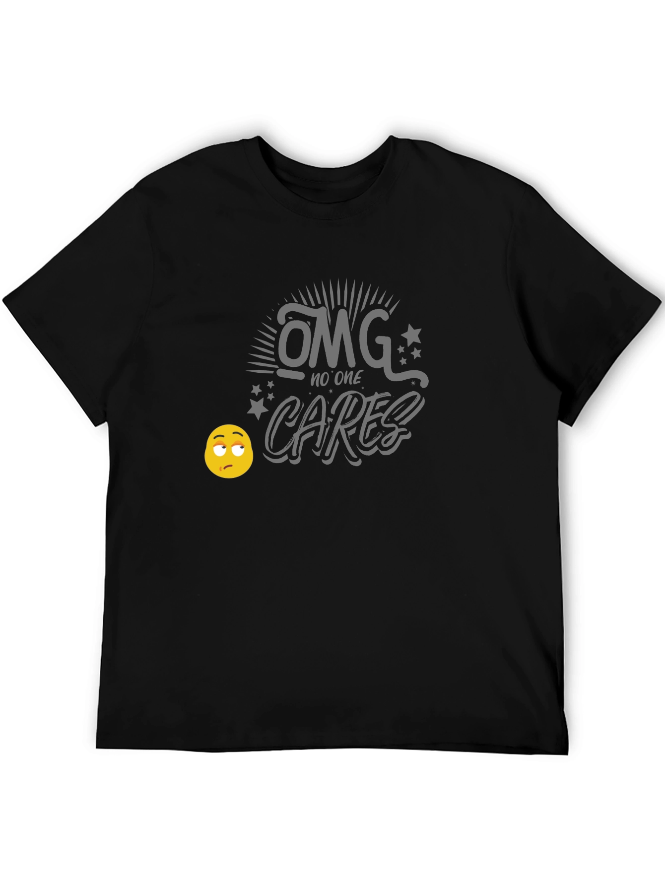 OMG No One Cares Graphic T-Shirt
