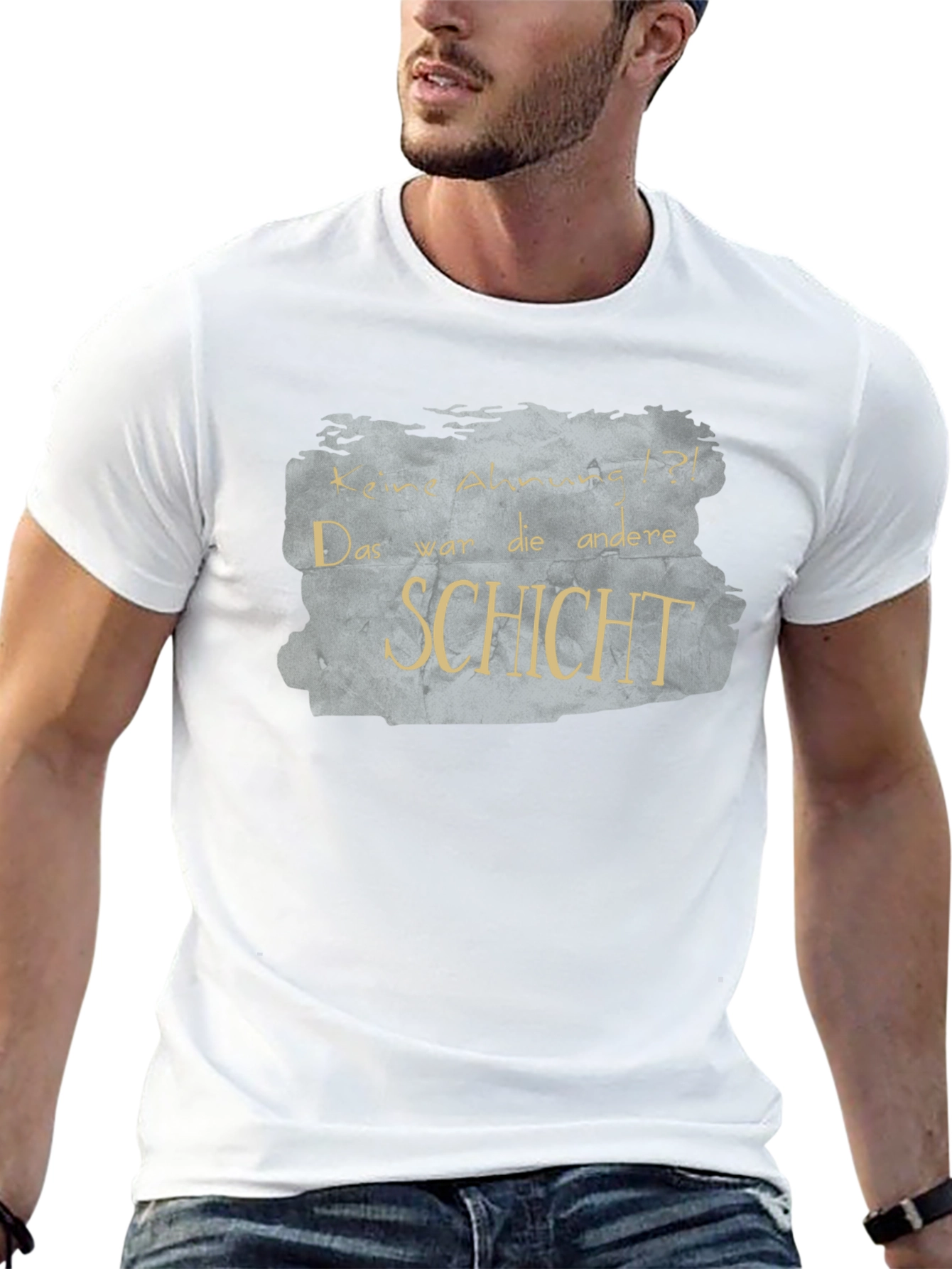 Keine Ahnung T-Shirt - Funny German Phrase Tee