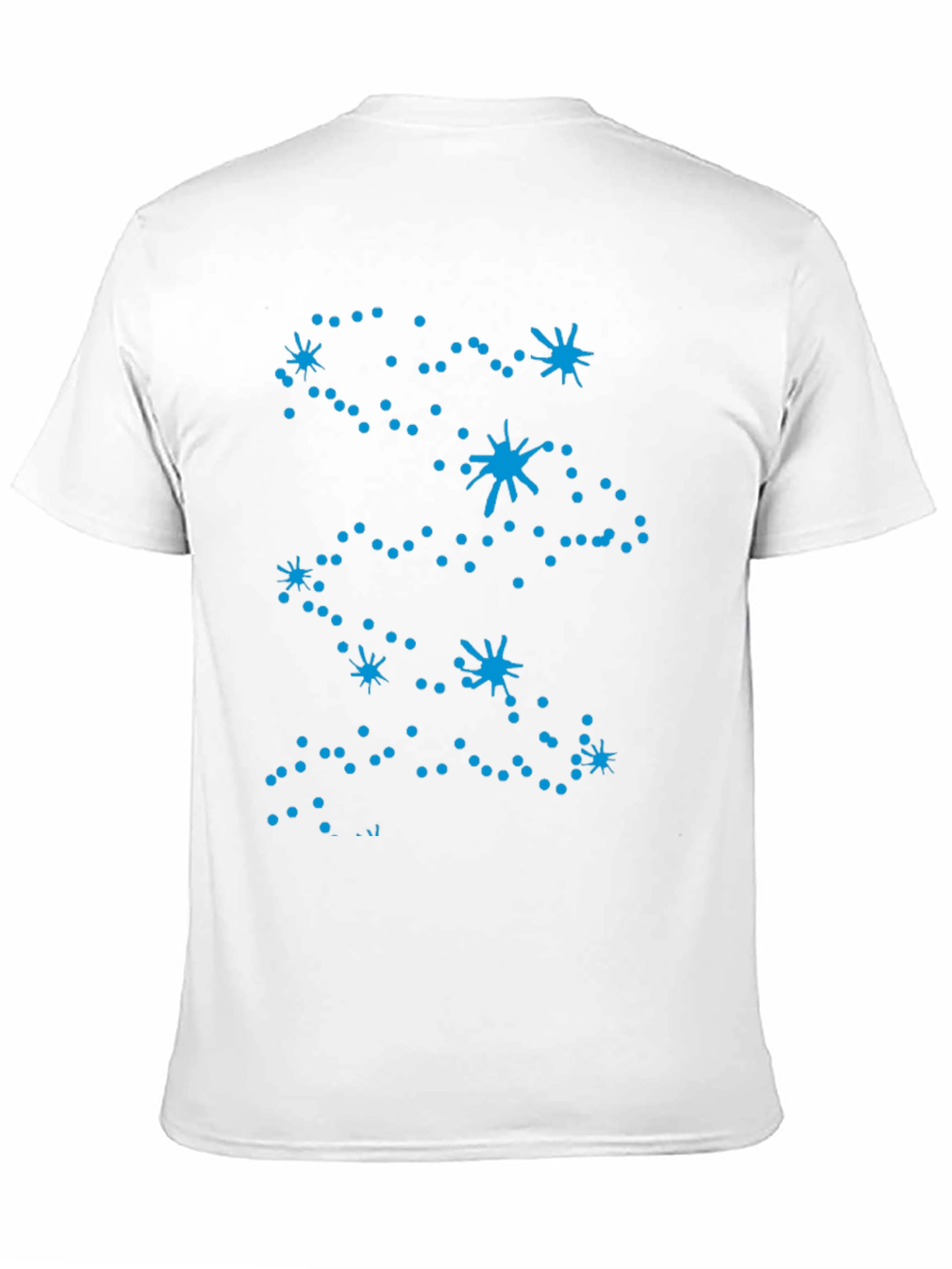 Celestial Constellation Print Black Tee