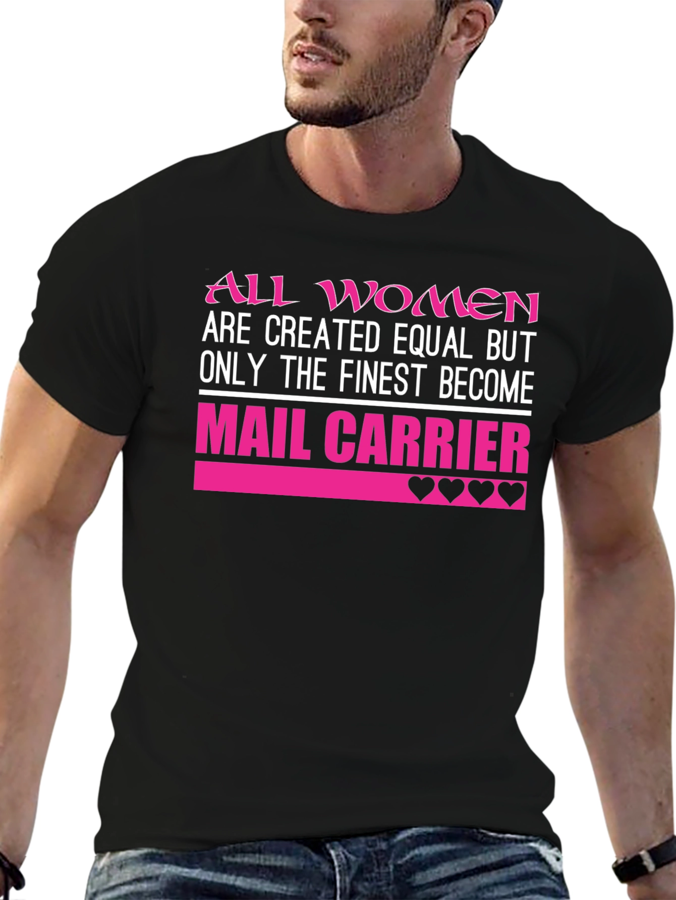 Finest Mail Carrier Womens T-Shirt