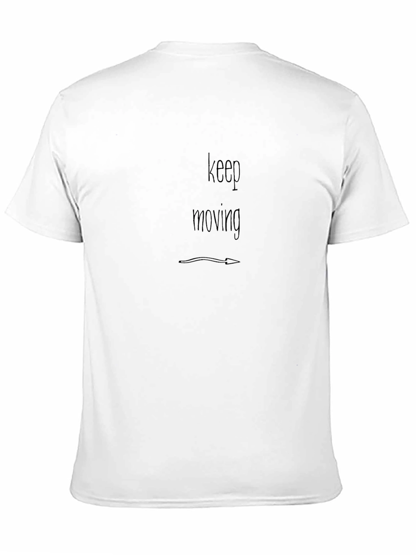 Keep Moving Graphic Tee - Motivational Shirt