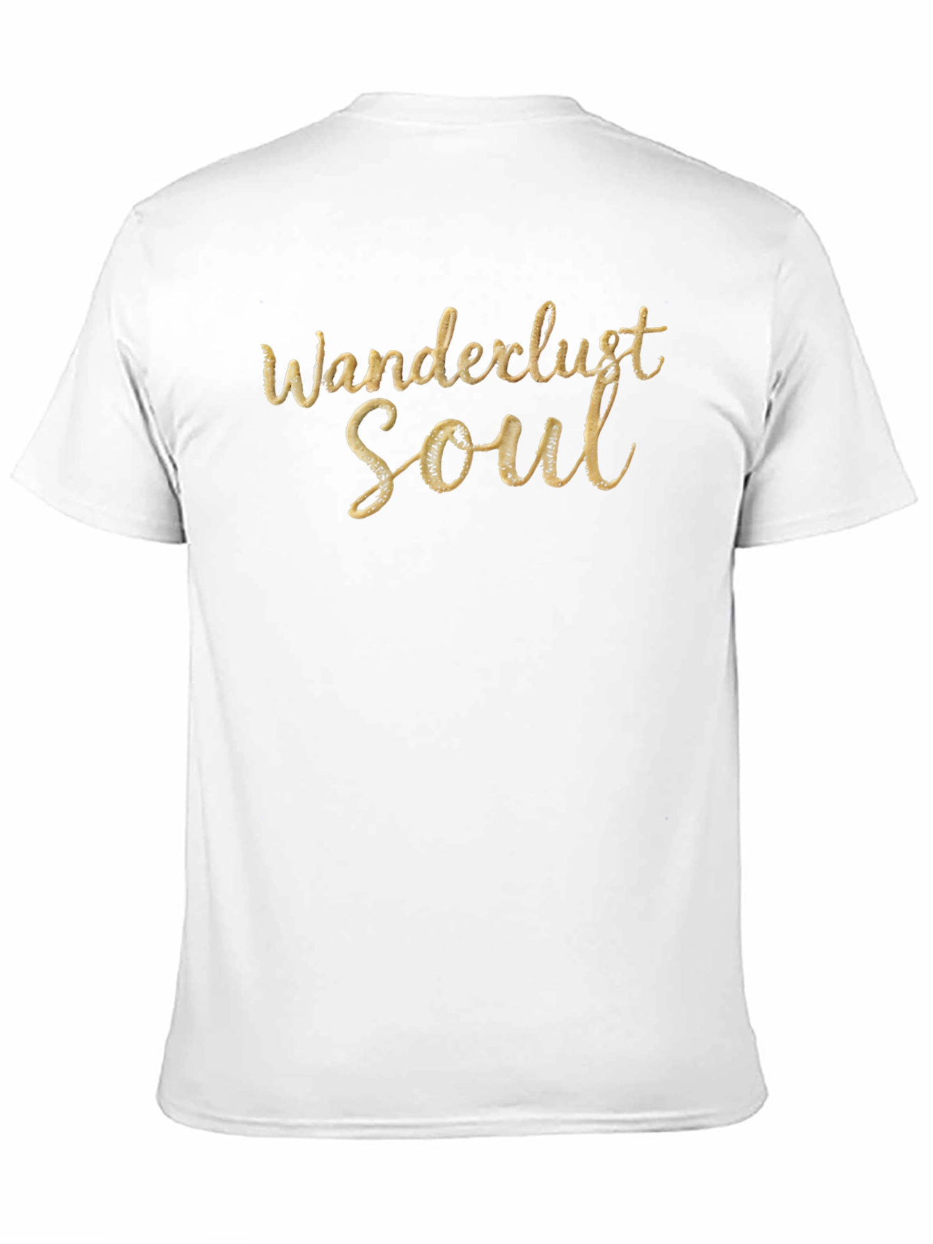 Wanderlust Soul Graphic Tee - Black Crew Neck