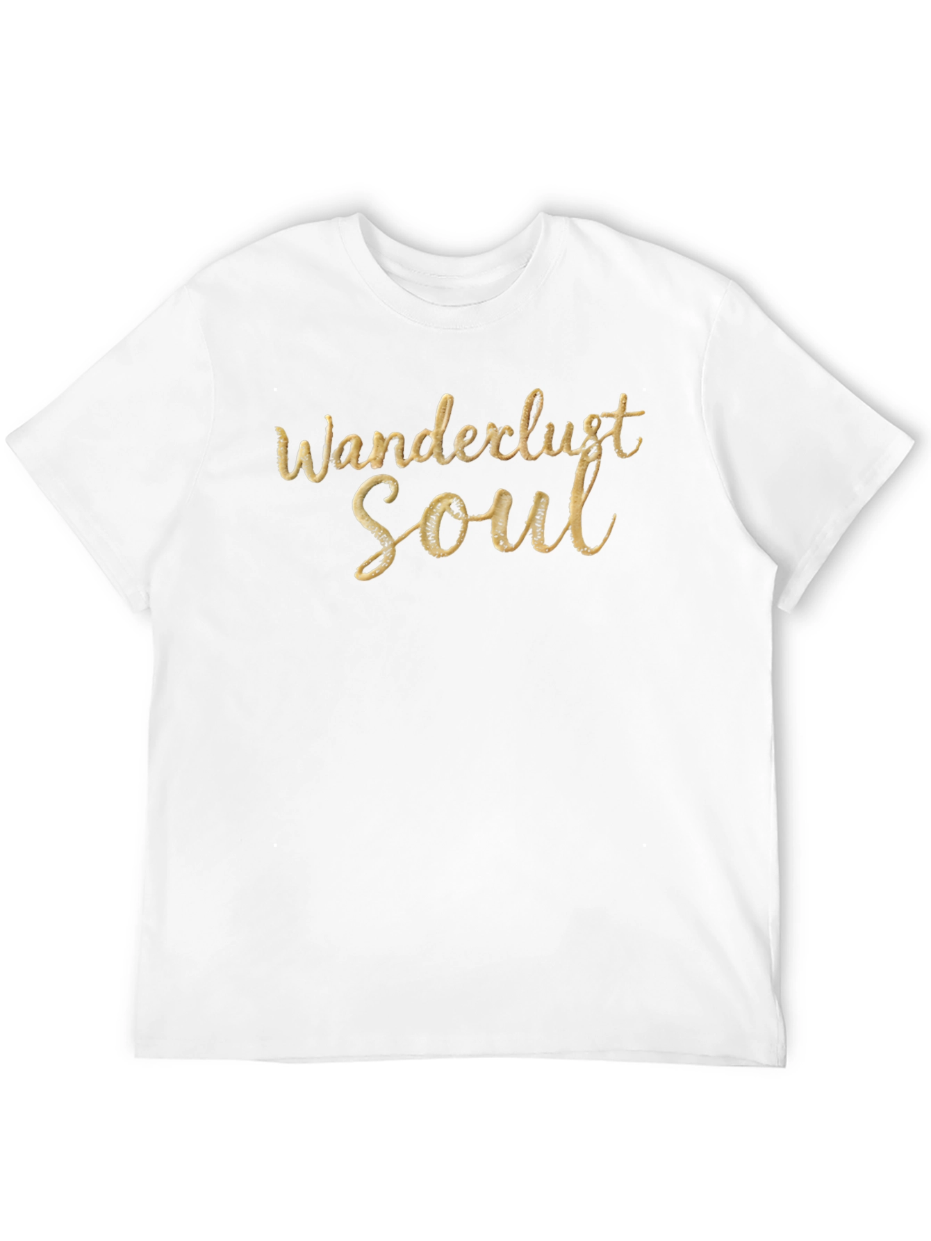 Wanderlust Soul Graphic Tee - Black Crew Neck