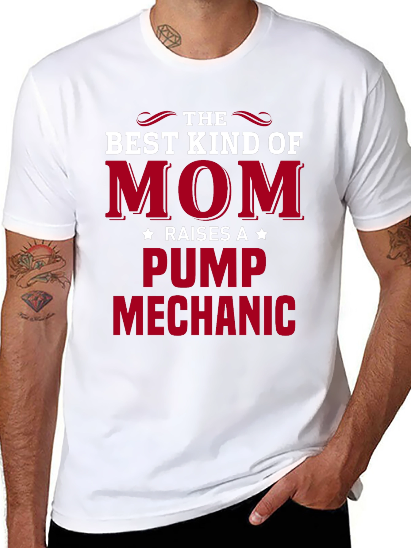 Best Kind of Mom Raises a Pump Mechanic T-Shirt
